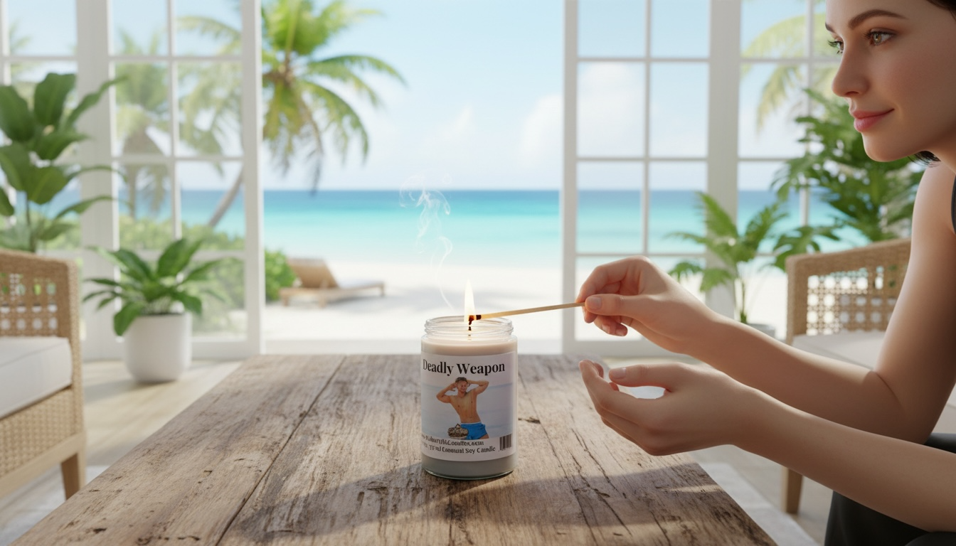 Deadly Weapon Coconut Soy 12.5 oz/ 375 ml Candle
