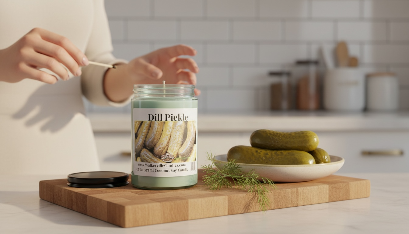 Dill Pickle Coconut Soy 12.5 oz/ 375 ml Candle