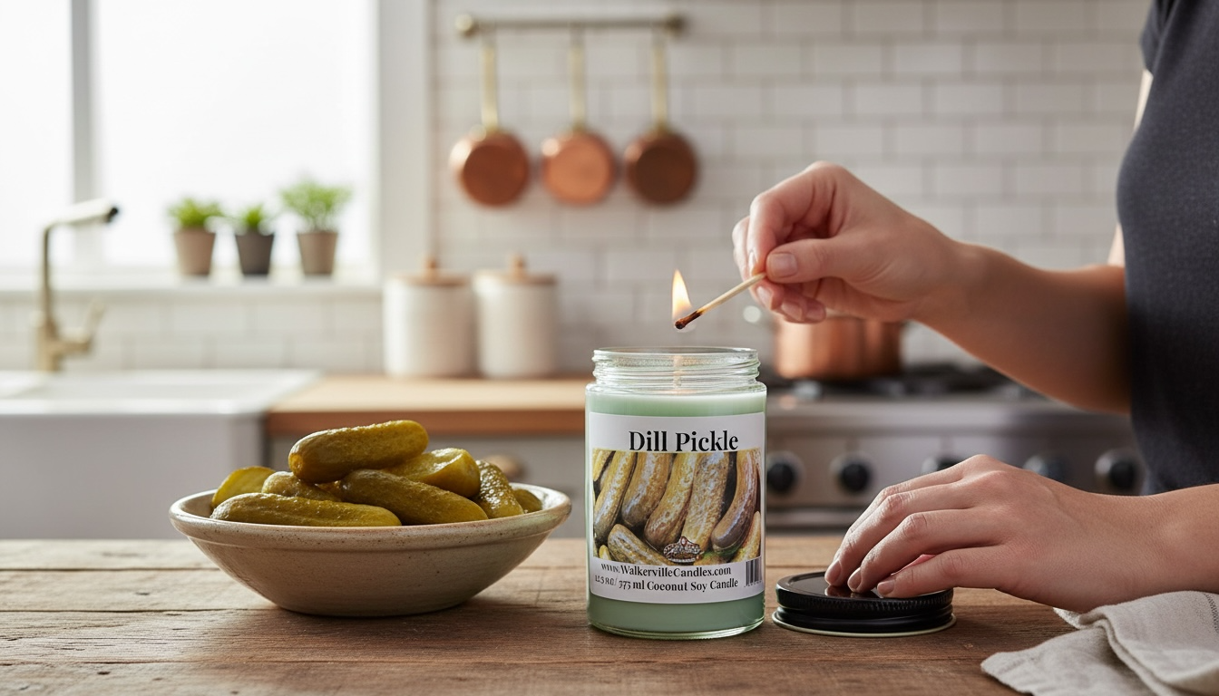 Dill Pickle Coconut Soy 12.5 oz/ 375 ml Candle