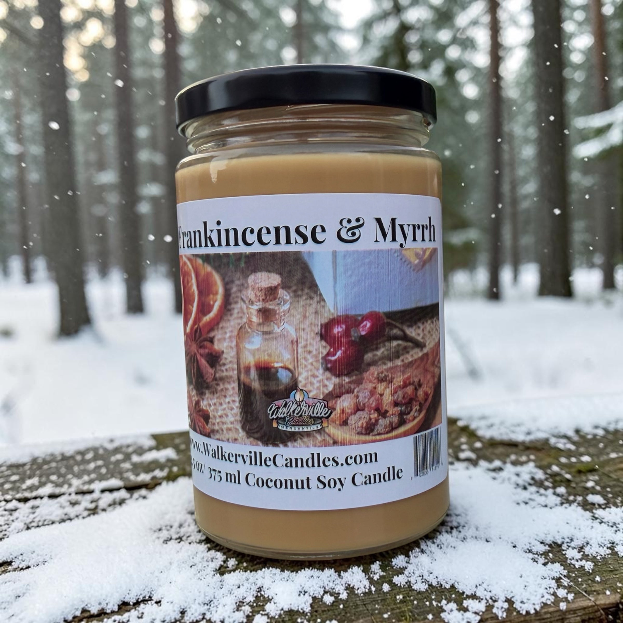 Frankincense & Myrrh Coconut Soy 12.5 oz/ 375 ml Candle