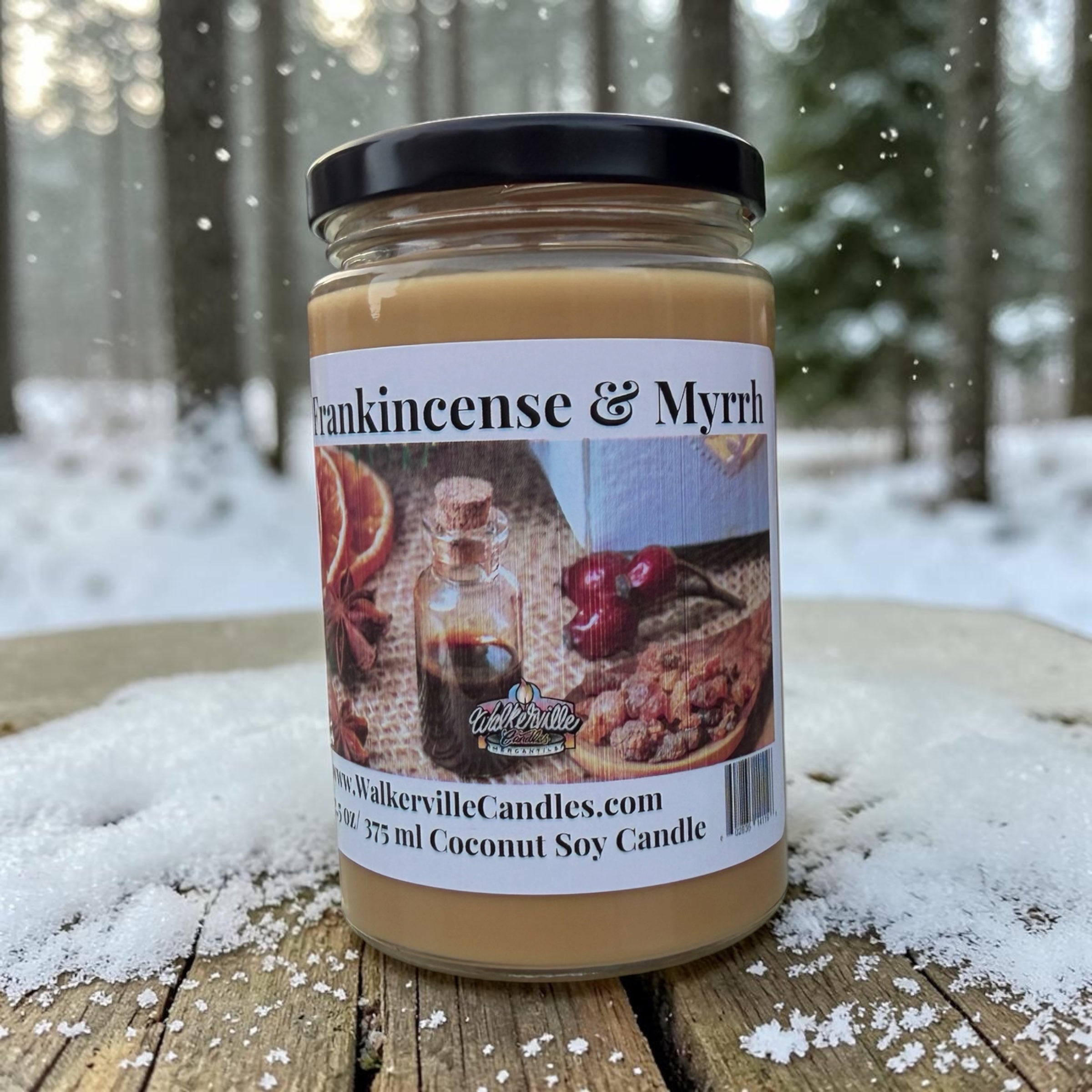 Frankincense & Myrrh Coconut Soy 12.5 oz/ 375 ml Candle