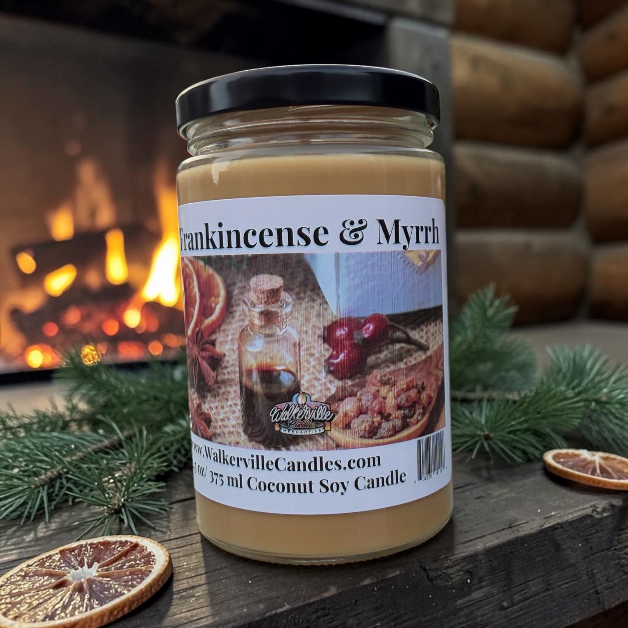 Frankincense & Myrrh Coconut Soy 12.5 oz/ 375 ml Candle