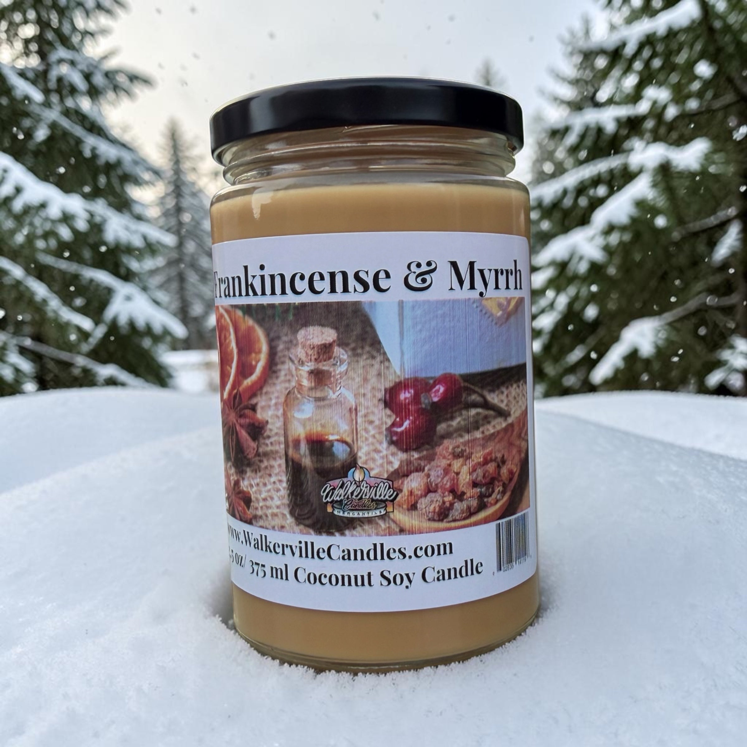 Frankincense & Myrrh Coconut Soy 12.5 oz/ 375 ml Candle
