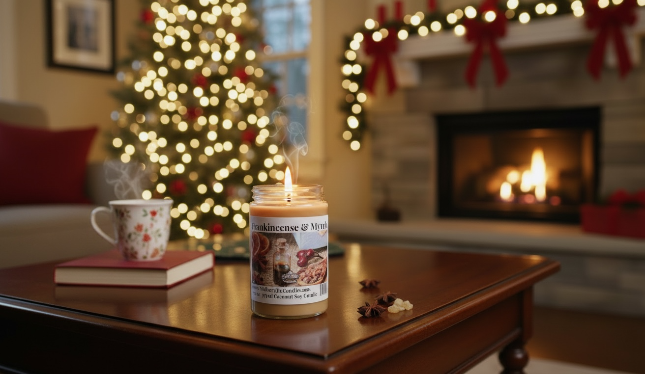 Frankincense & Myrrh Coconut Soy 12.5 oz/ 375 ml Candle