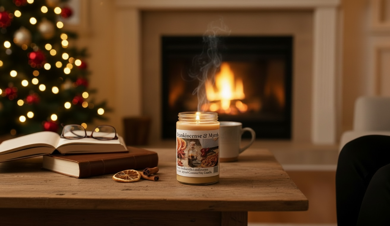Frankincense & Myrrh Coconut Soy 12.5 oz/ 375 ml Candle