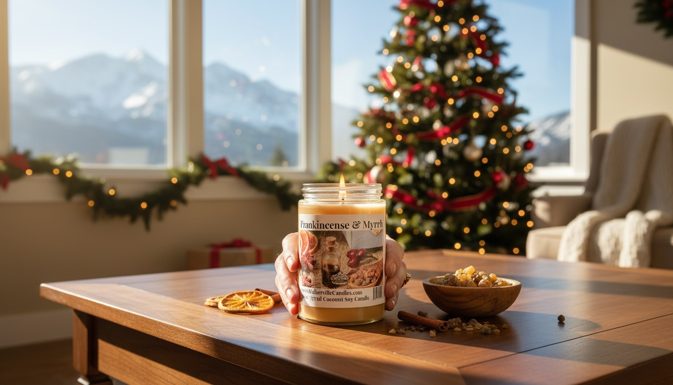 Frankincense & Myrrh Coconut Soy 12.5 oz/ 375 ml Candle