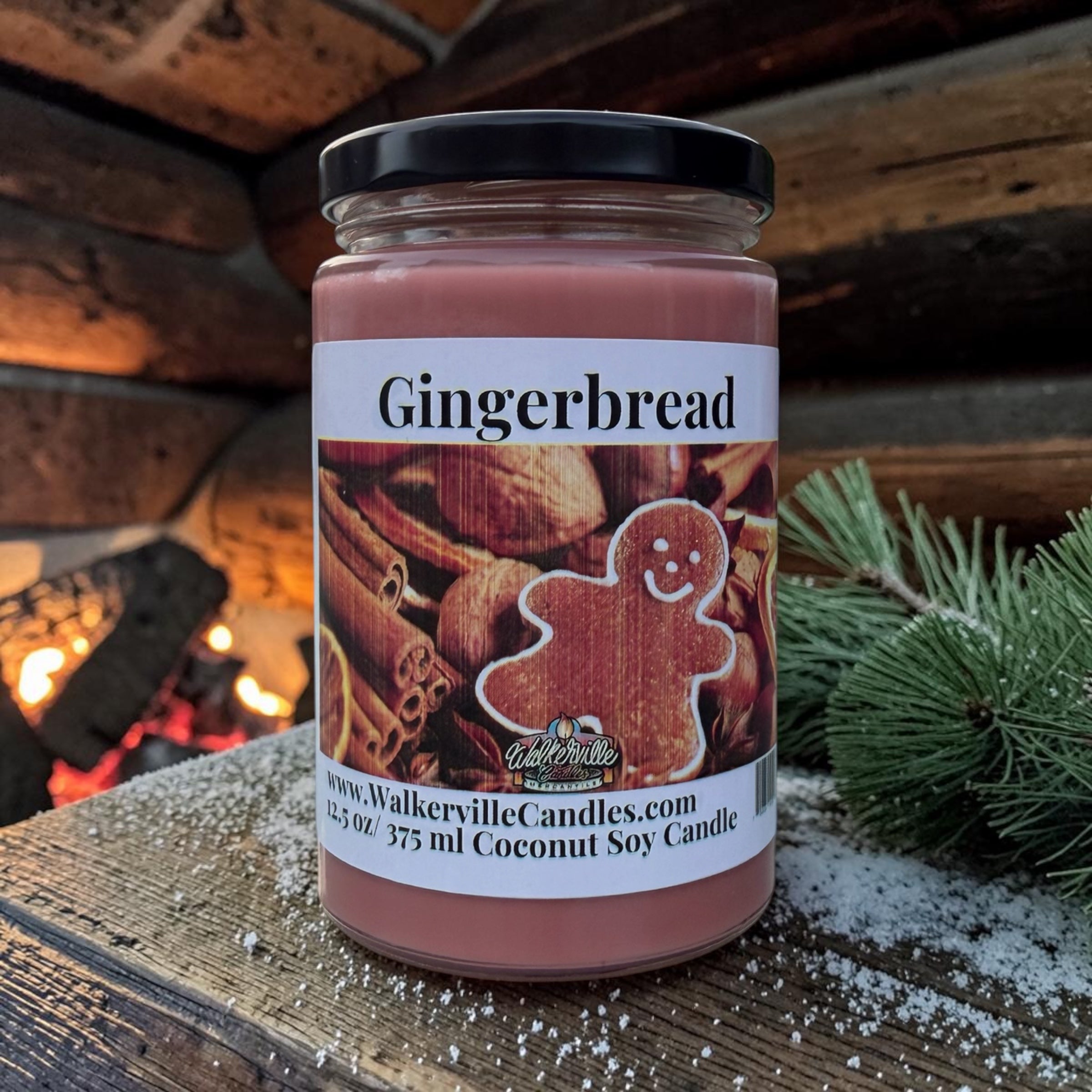 Gingerbread Coconut Soy 12.5 oz/ 375 ml Candle