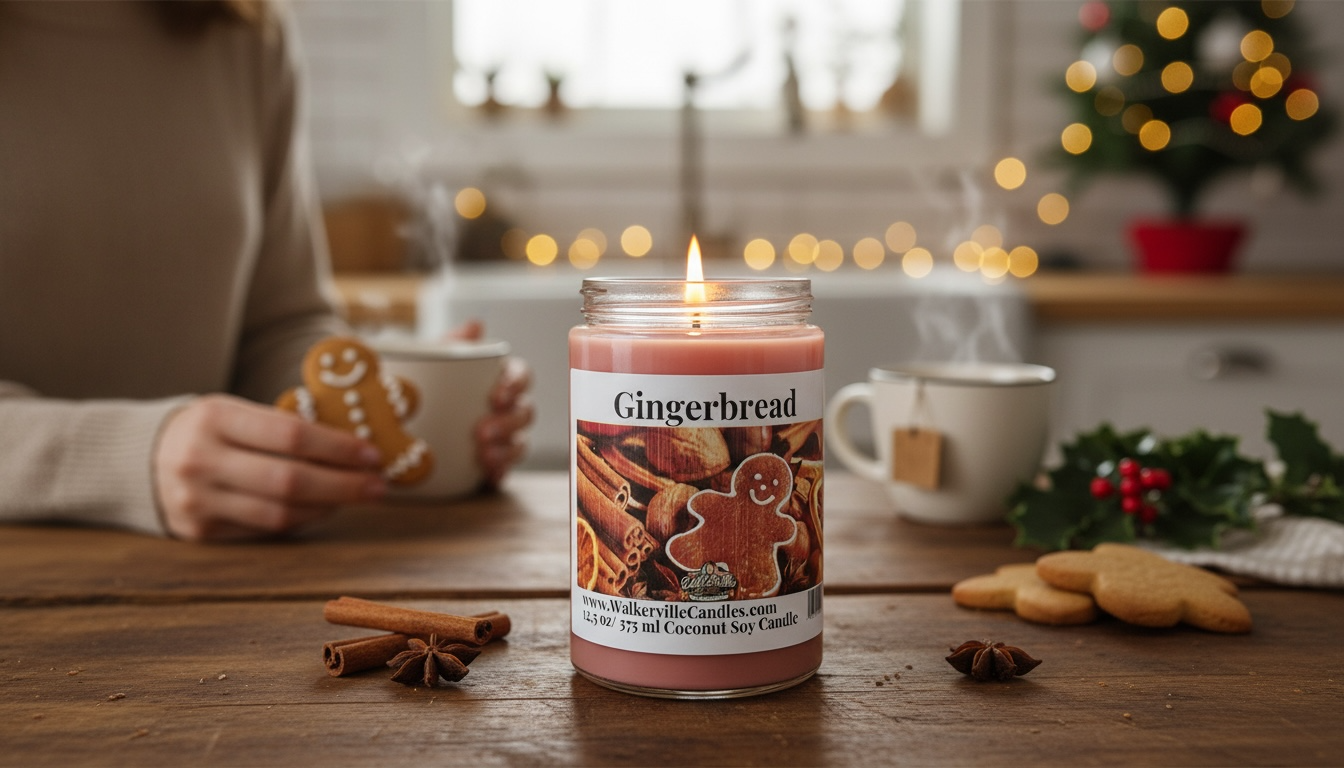 Gingerbread Coconut Soy 12.5 oz/ 375 ml Candle