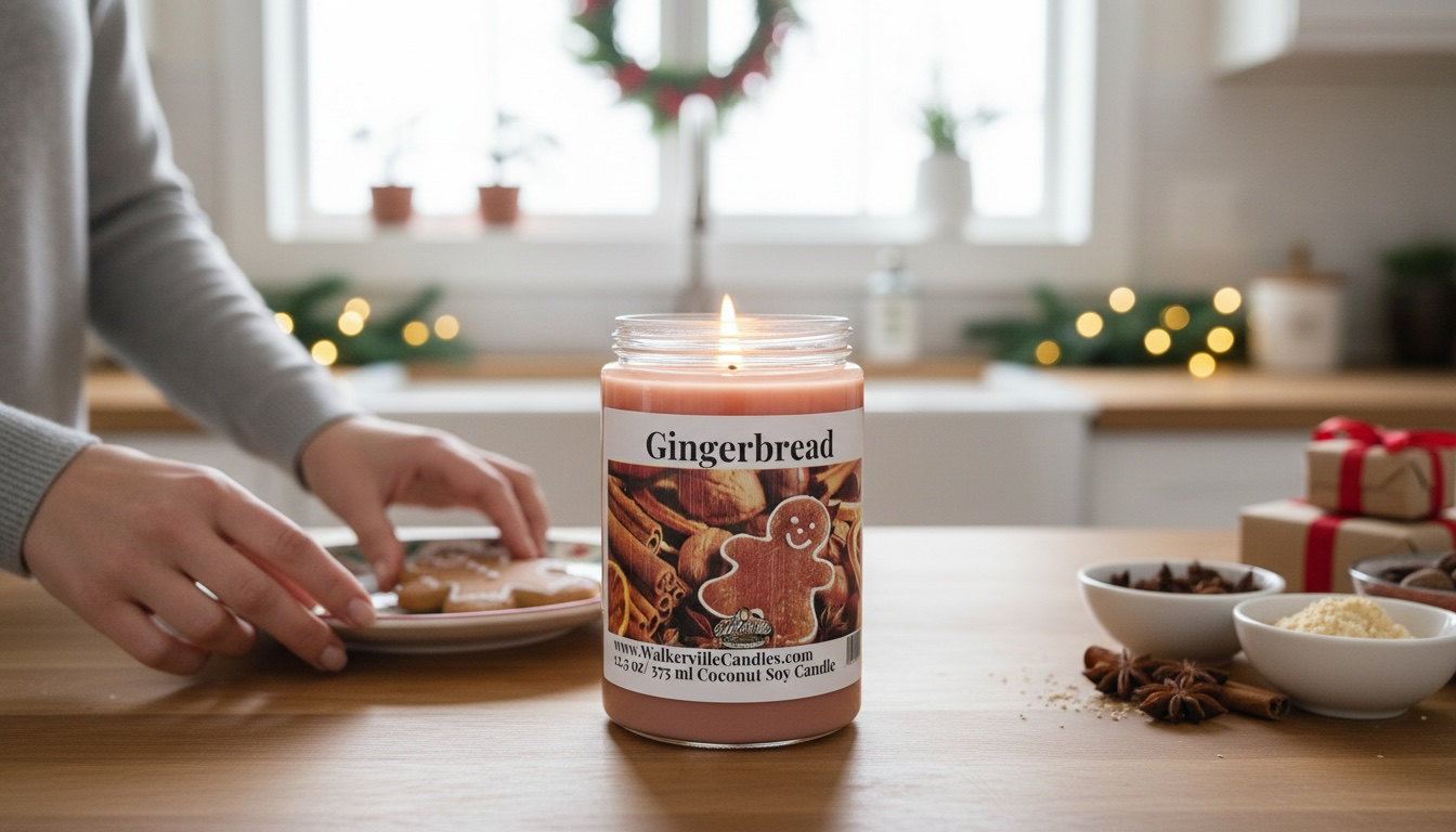 Gingerbread Coconut Soy 12.5 oz/ 375 ml Candle