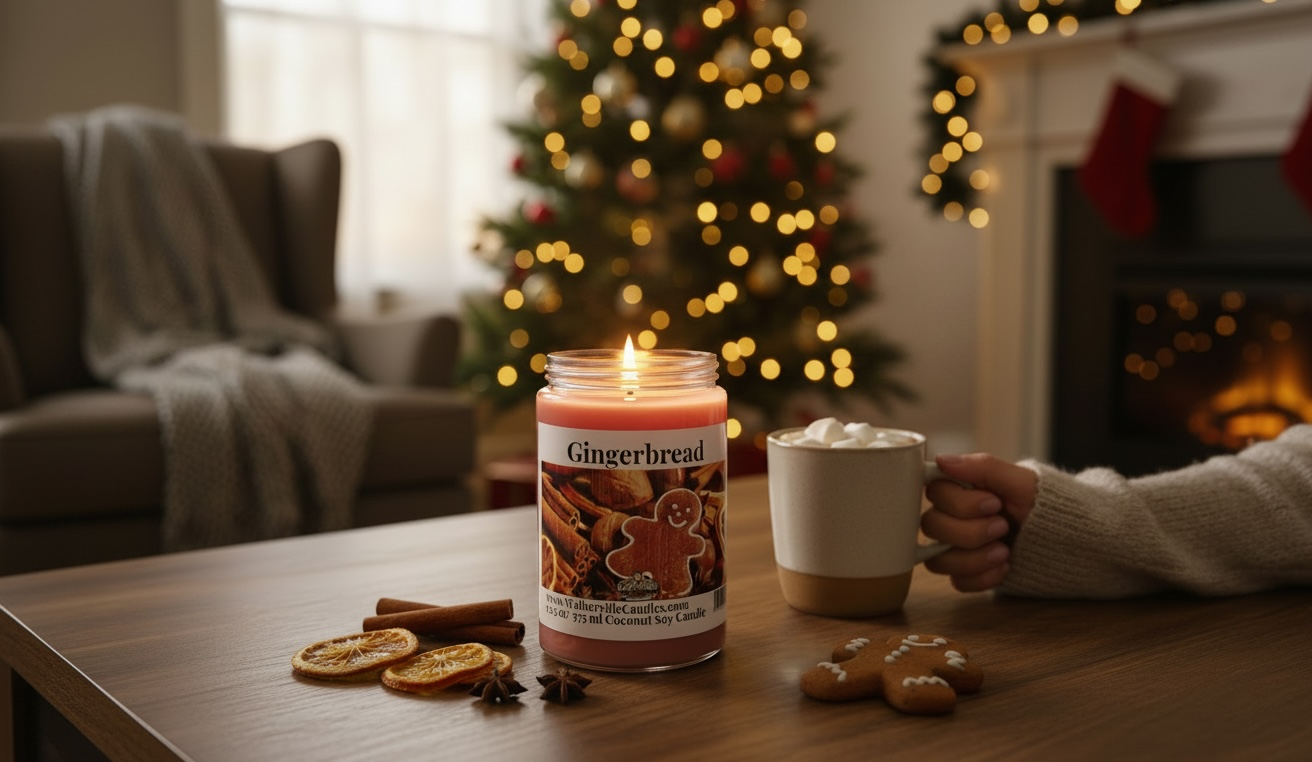Gingerbread Coconut Soy 12.5 oz/ 375 ml Candle