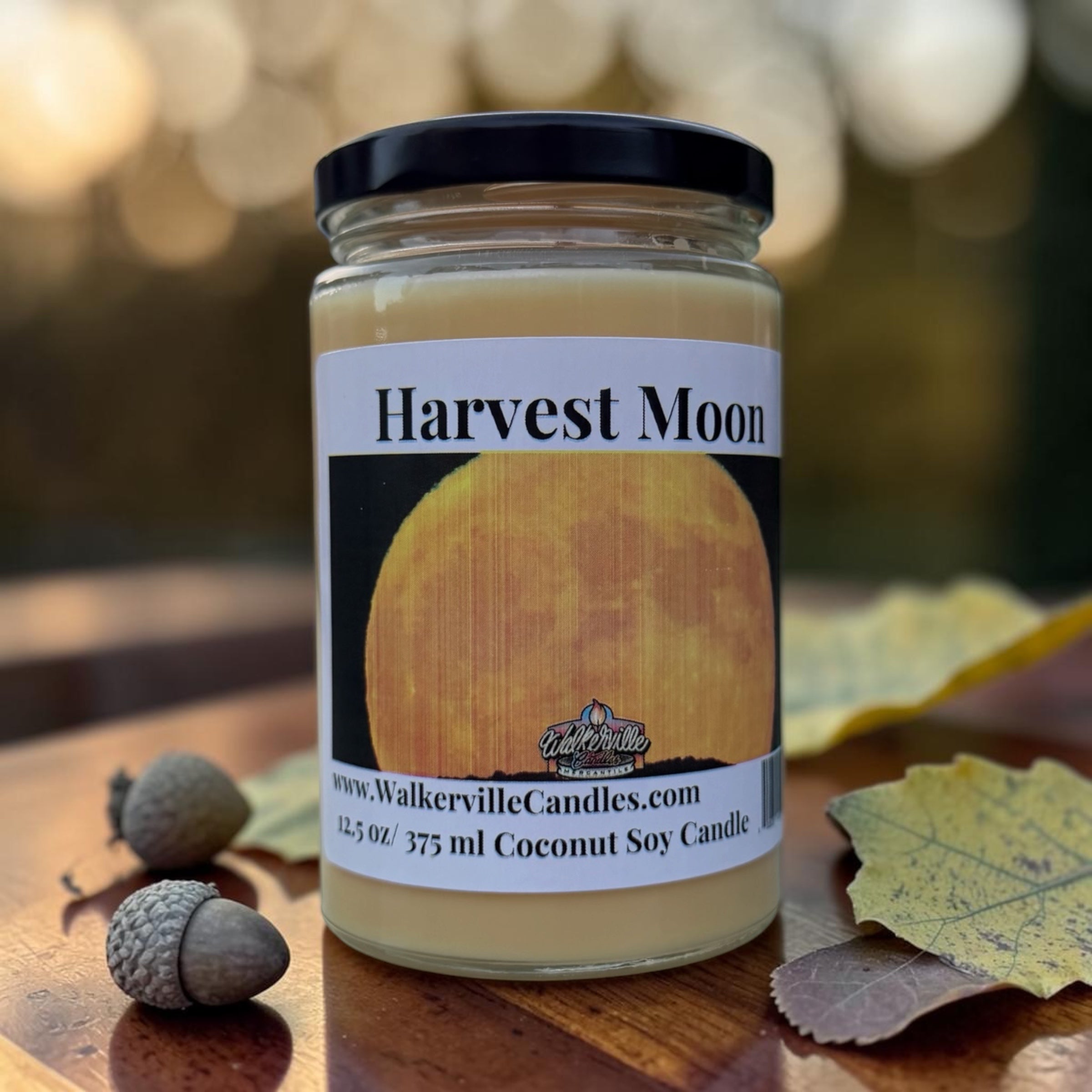 Harvest Moon Coconut Soy 12.5 oz/ 375 ml Candle Wood Wick