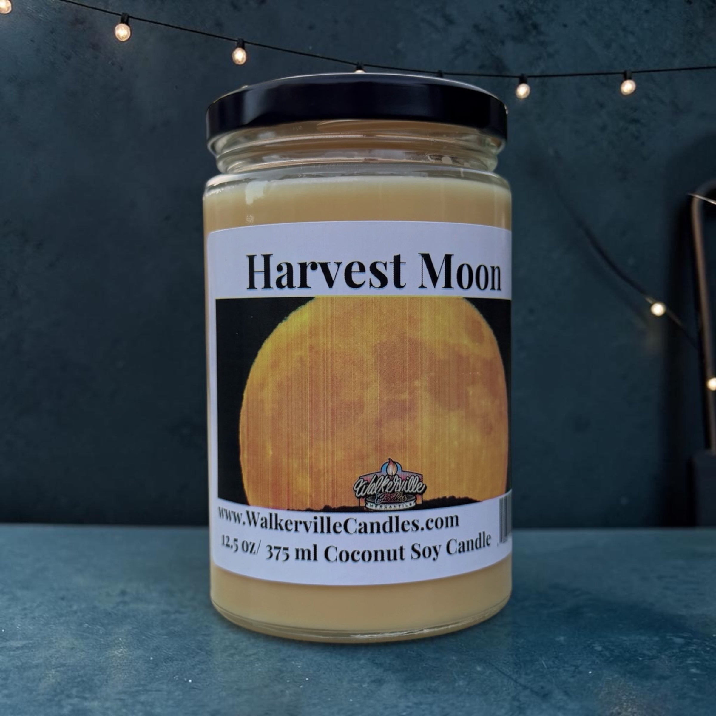 Harvest Moon Coconut Soy 12.5 oz/ 375 ml Candle Wood Wick
