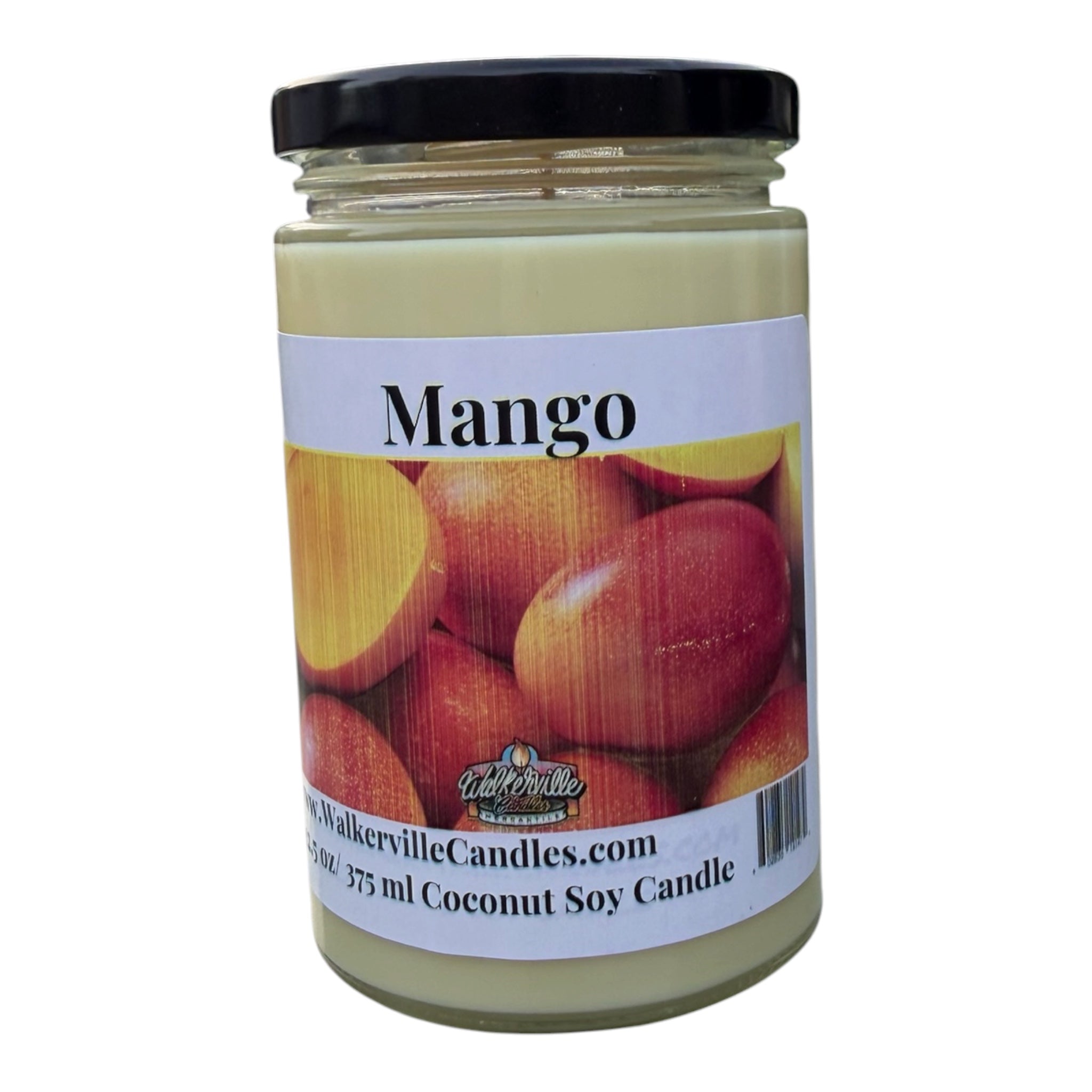 Mango Coconut Soy 12.5 oz/ 375 ml Candle Wood Wick