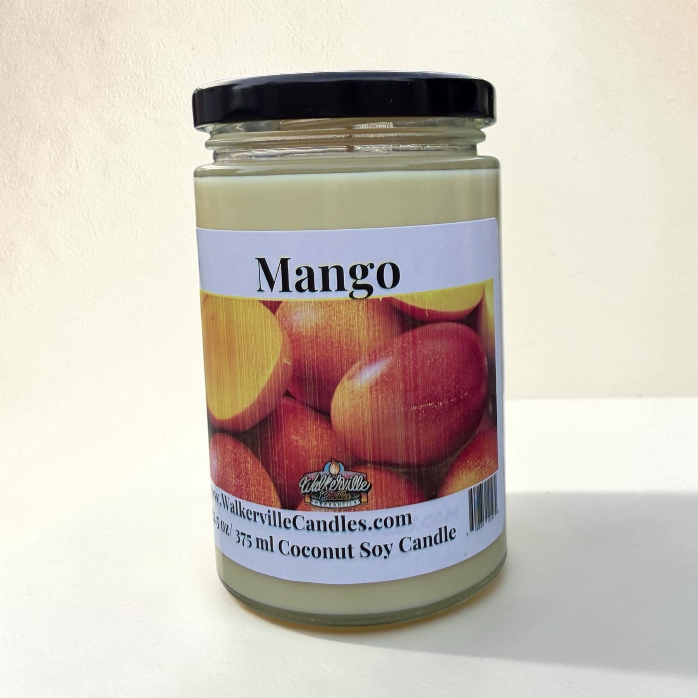 Mango Coconut Soy 12.5 oz/ 375 ml Candle Wood Wick