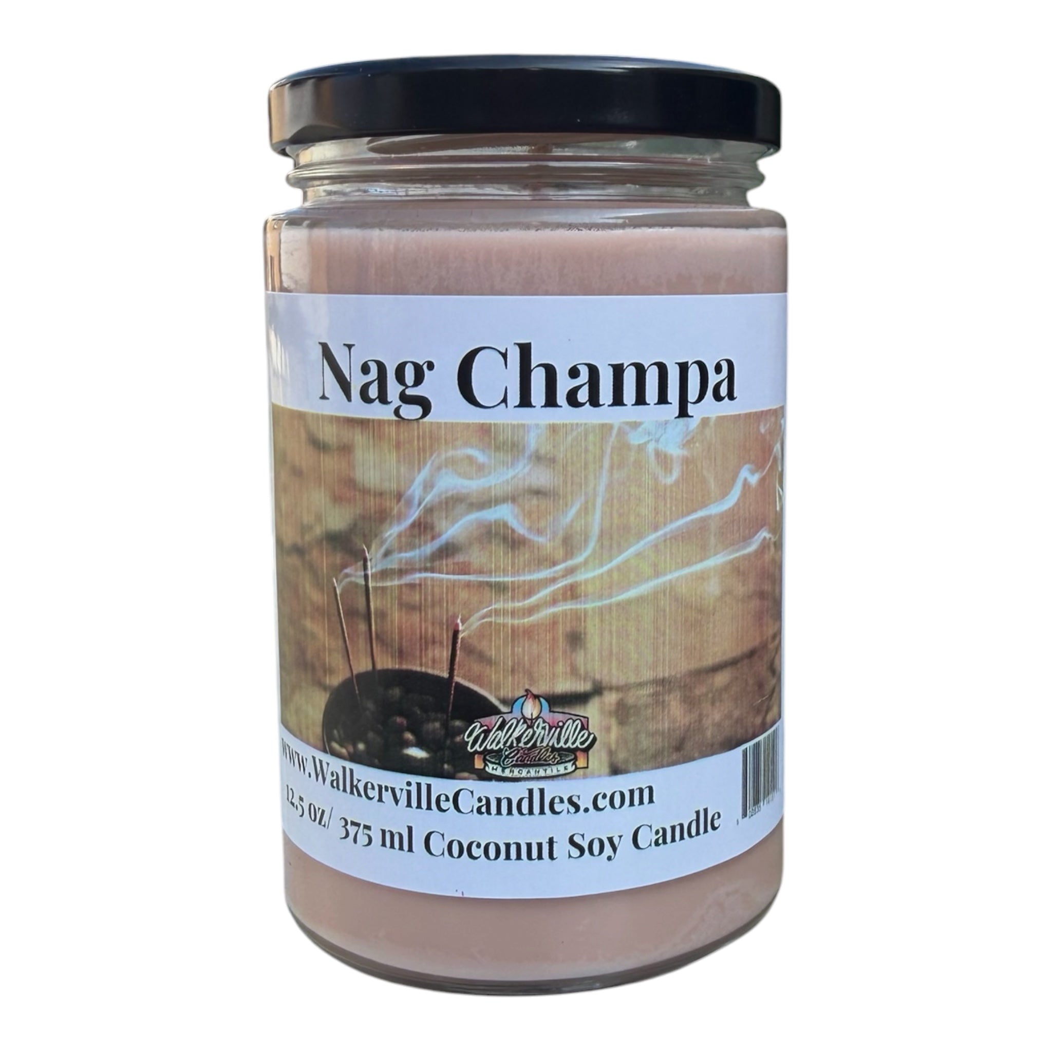 Nag Champa Coconut Soy 12.5 oz/ 375 ml Candle Wood Wick