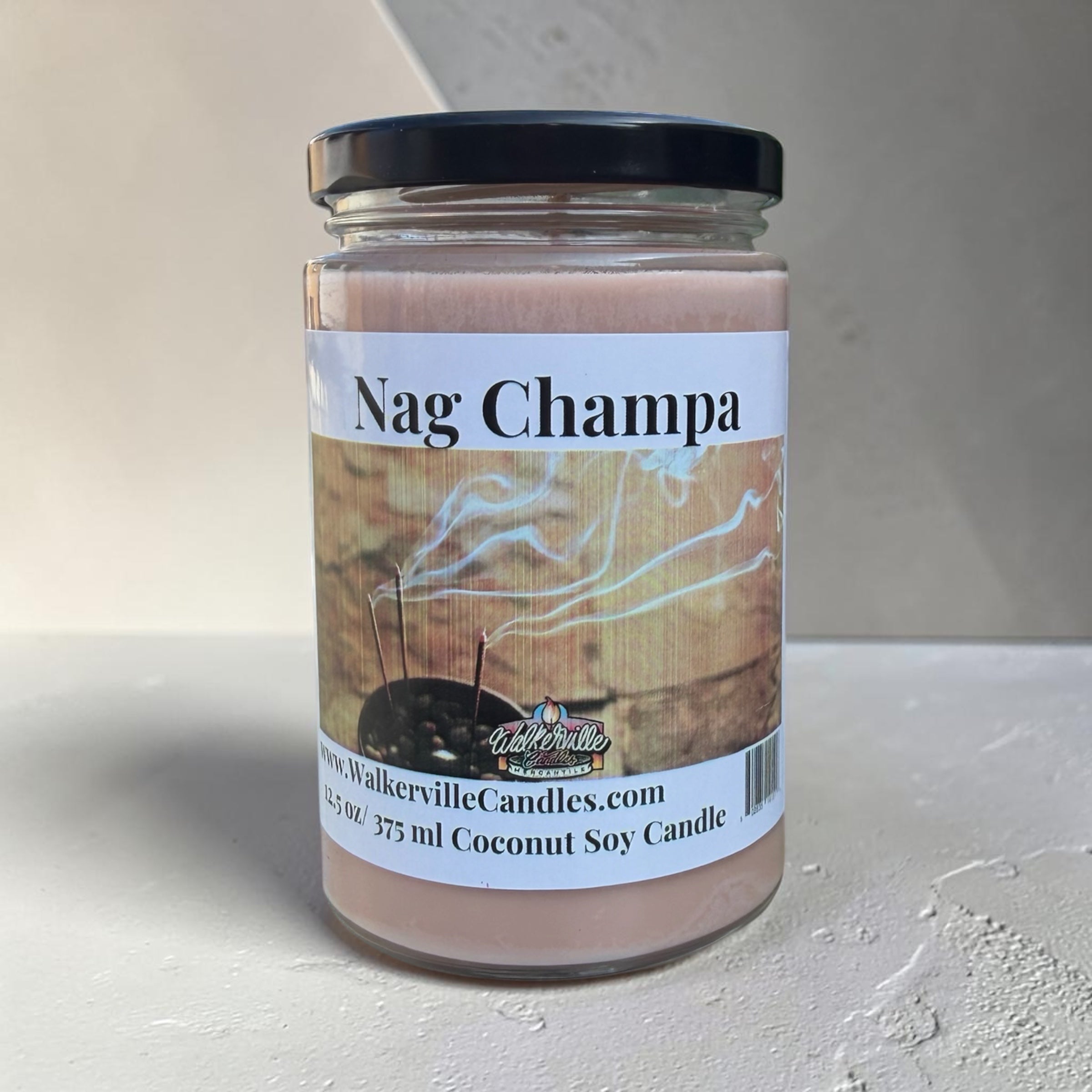 Nag Champa Coconut Soy 12.5 oz/ 375 ml Candle Wood Wick