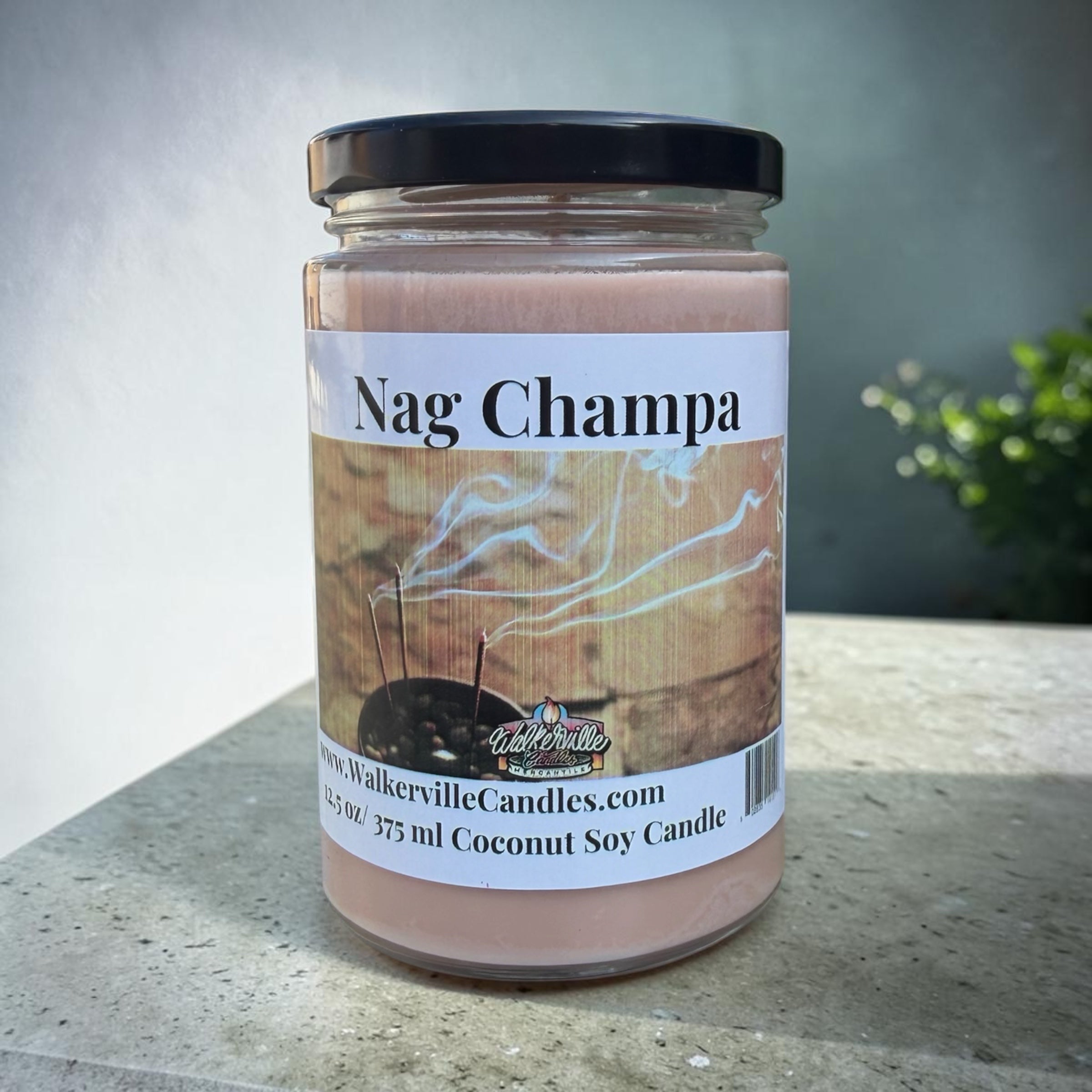 Nag Champa Coconut Soy 12.5 oz/ 375 ml Candle Wood Wick