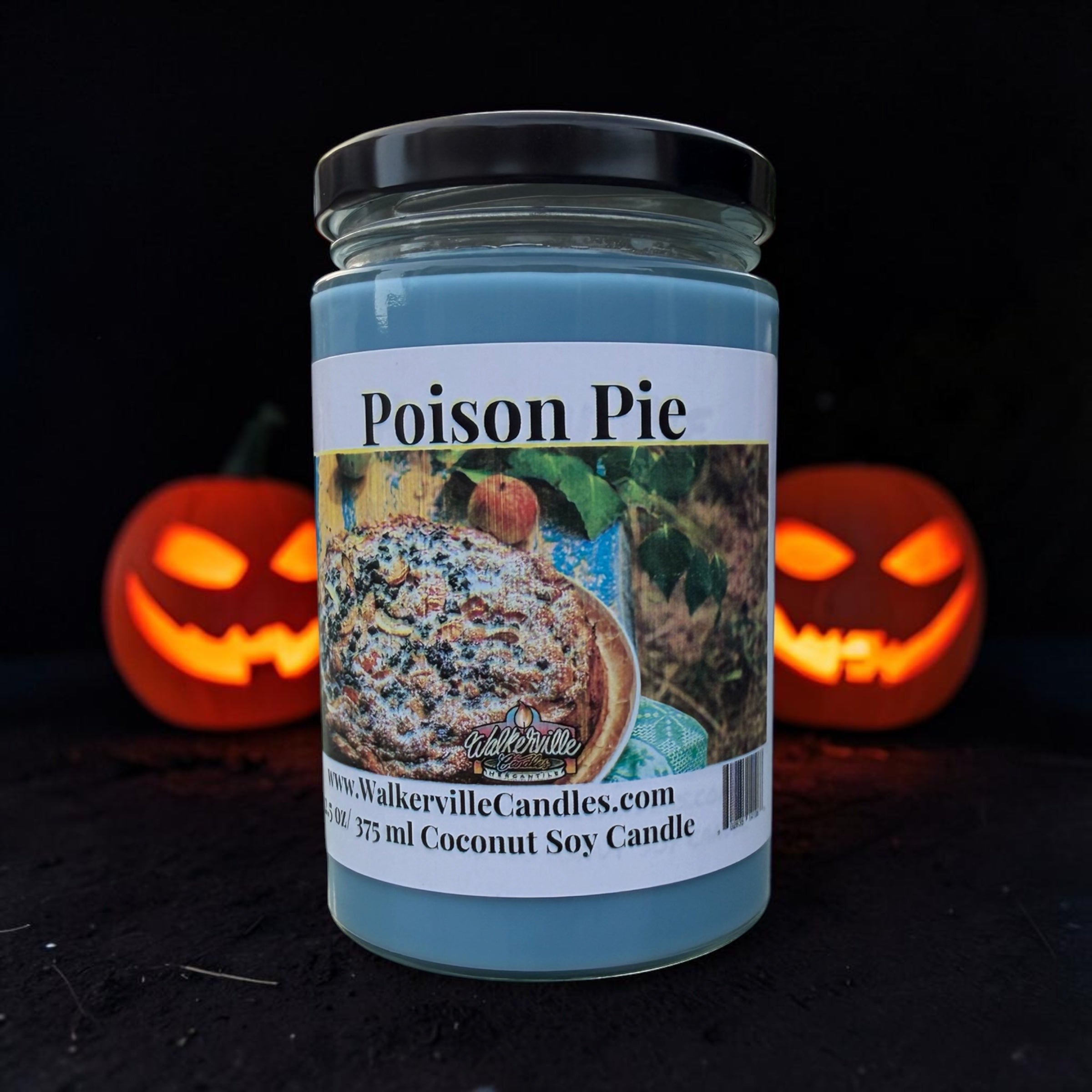 Poison Pie Coconut Soy 12.5 oz/ 375 ml Candle Wood Wick