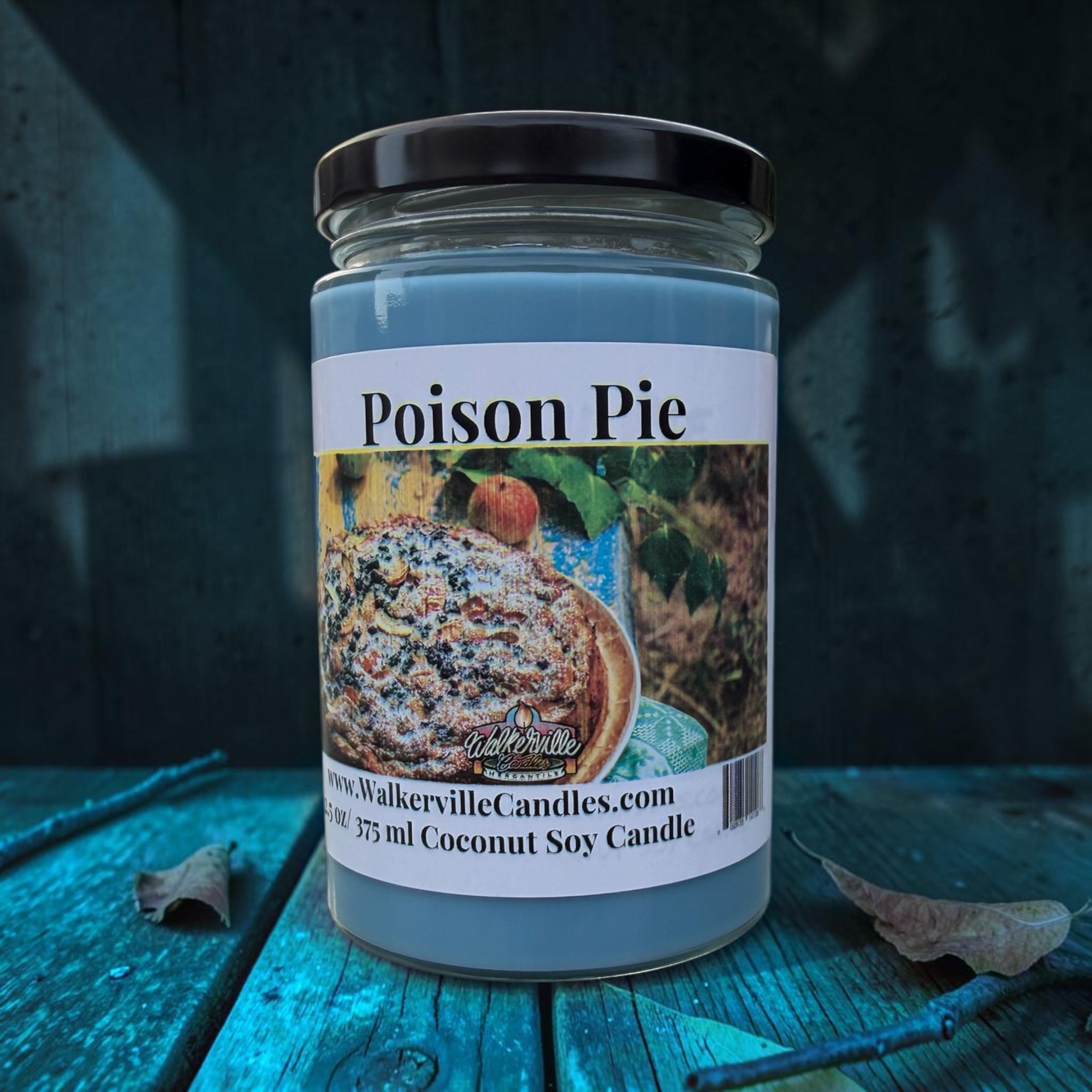 Poison Pie Coconut Soy 12.5 oz/ 375 ml Candle Wood Wick