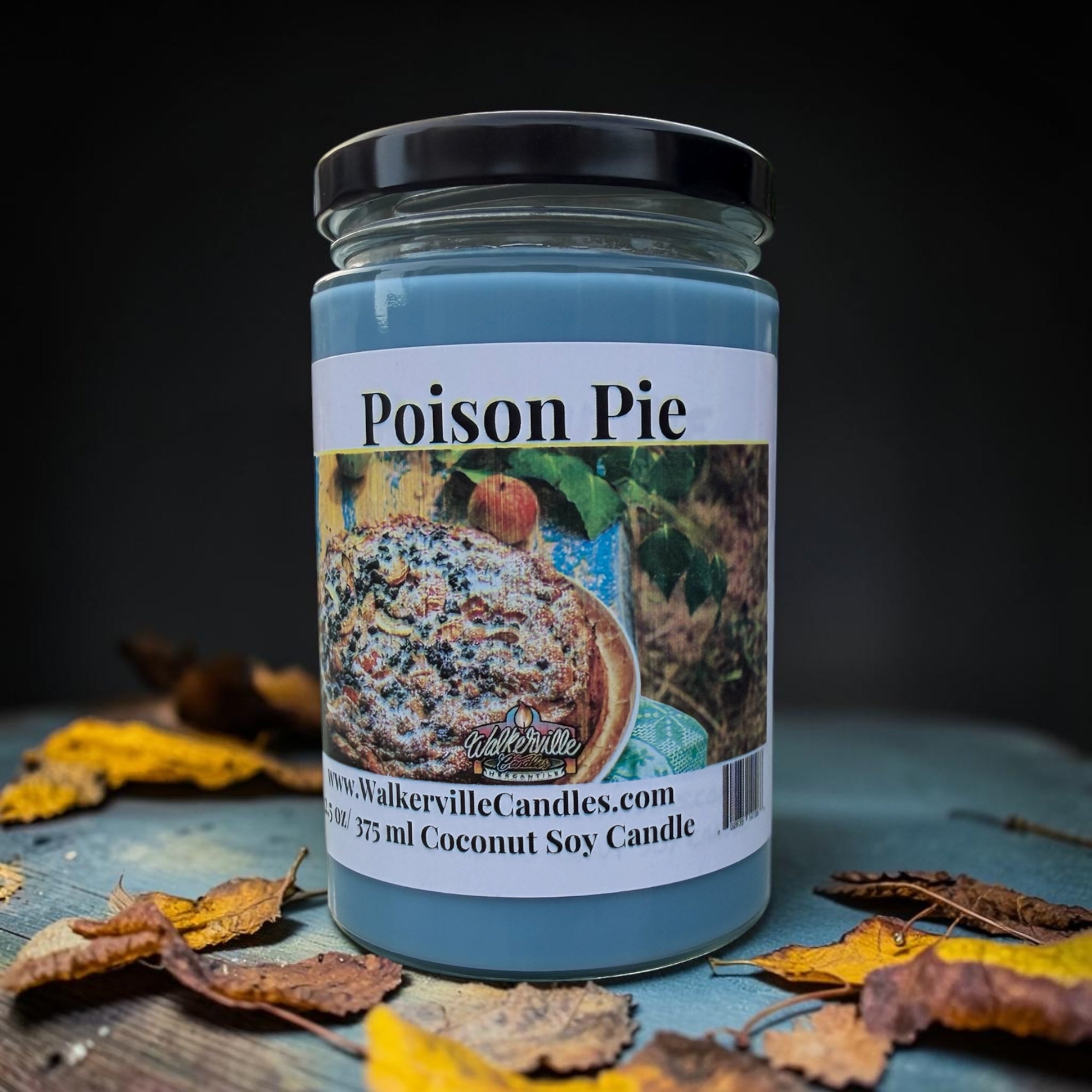 Poison Pie Coconut Soy 12.5 oz/ 375 ml Candle Wood Wick