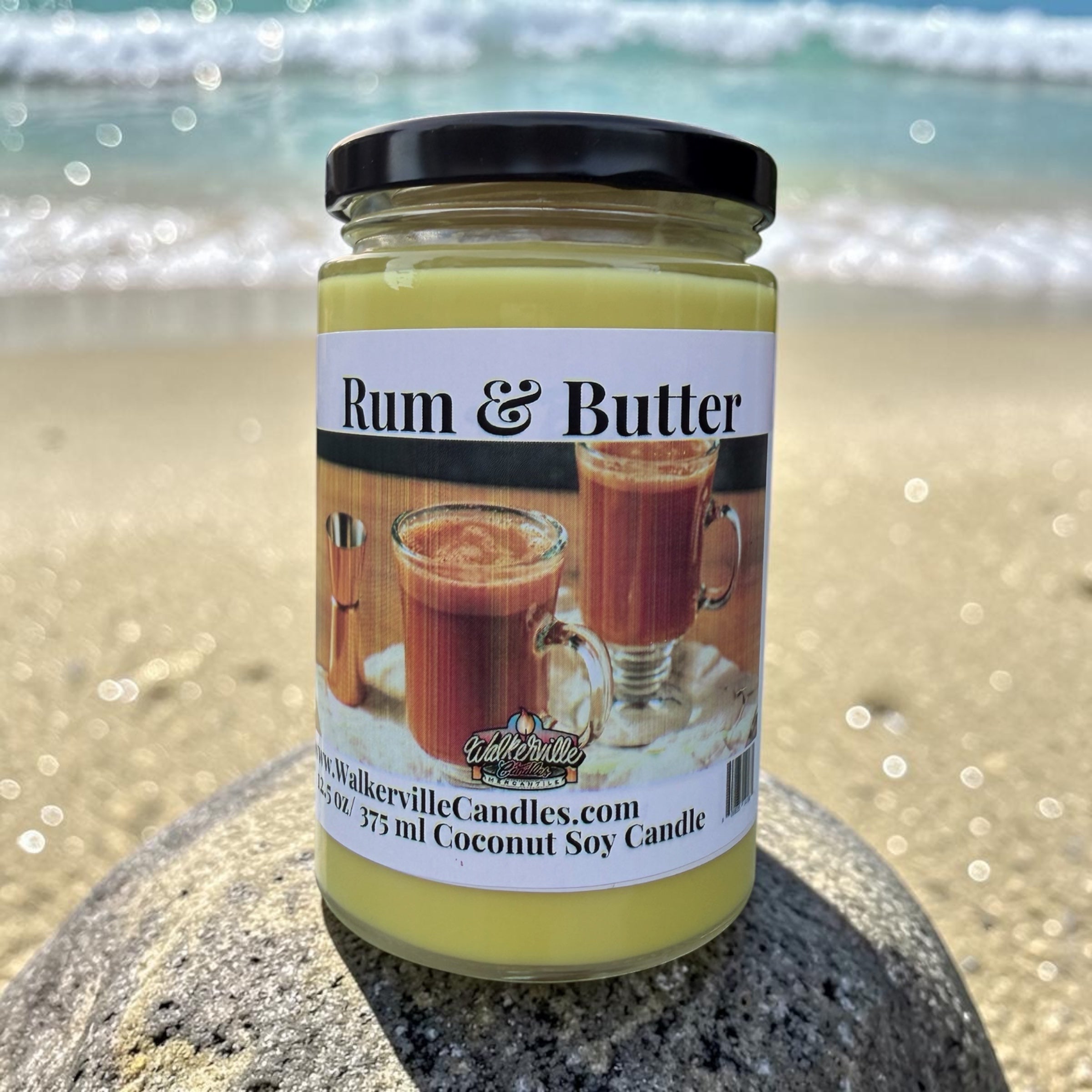 Rum & Butter Coconut Soy 12.5 oz/ 375 ml Candle