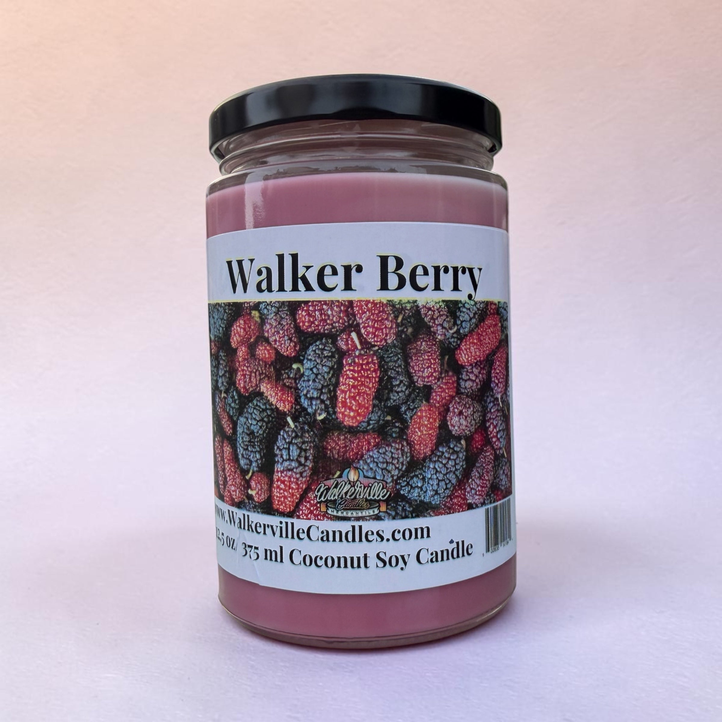 Walker Berry Coconut Soy 12.5 oz/ 375 ml Candle Wood Wick