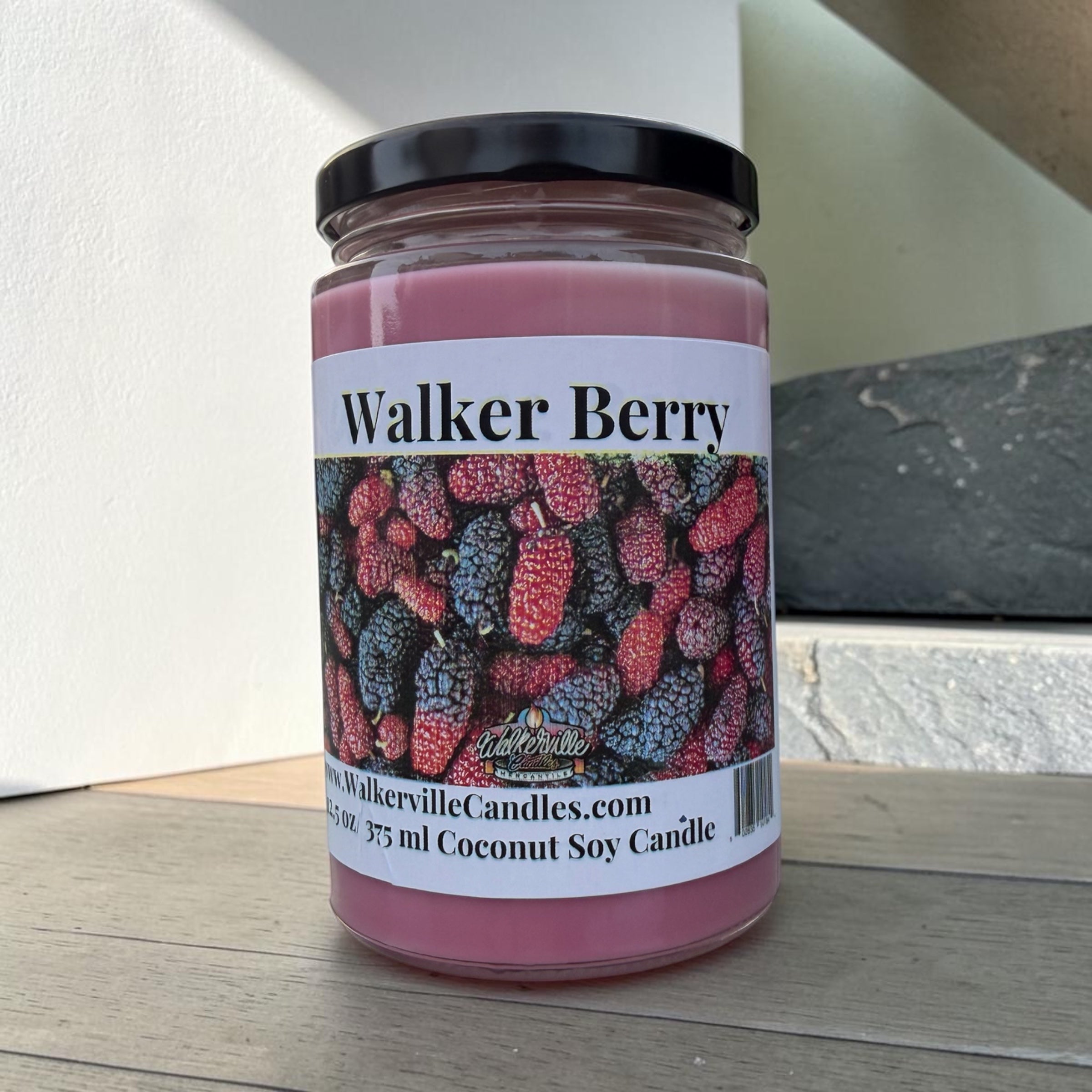 Walker Berry Coconut Soy 12.5 oz/ 375 ml Candle Wood Wick