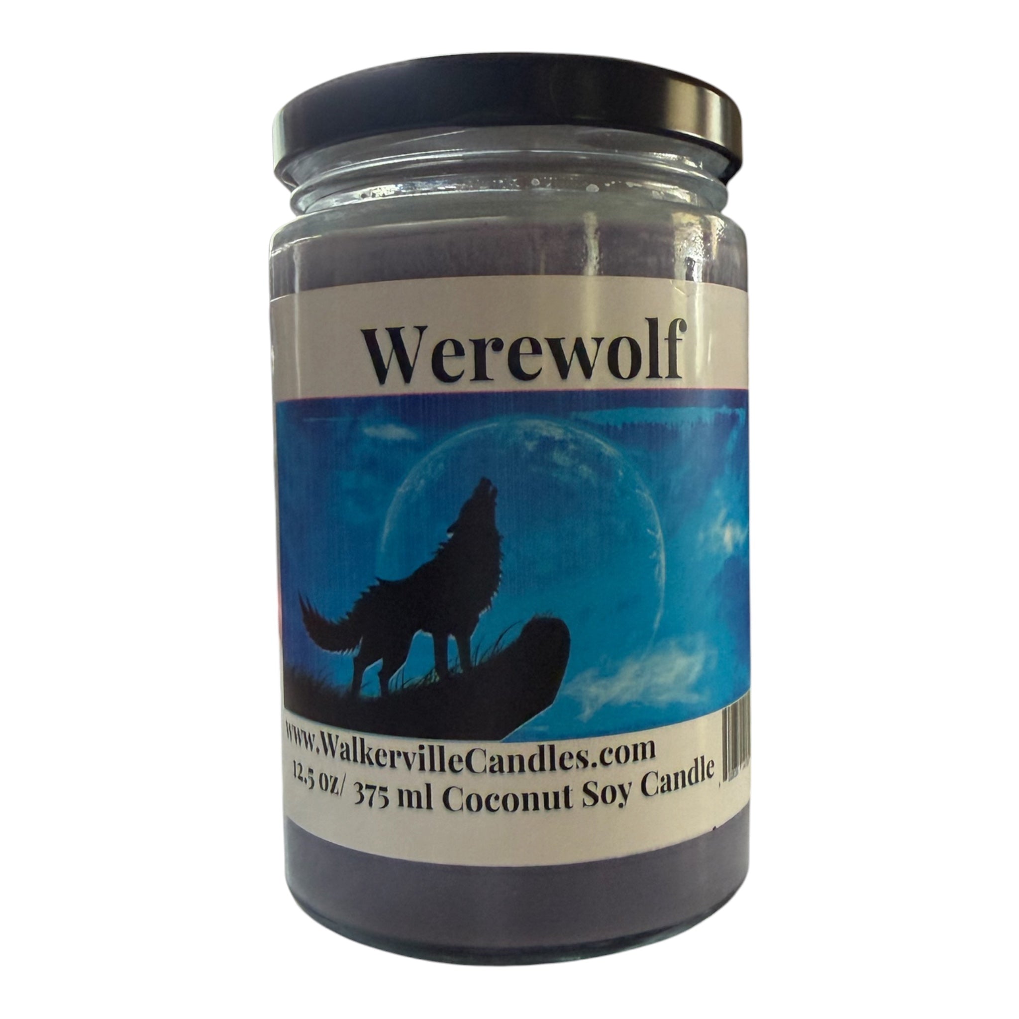 Werewolf Coconut Soy 12.5 oz/ 375 ml Candle Wood Wick