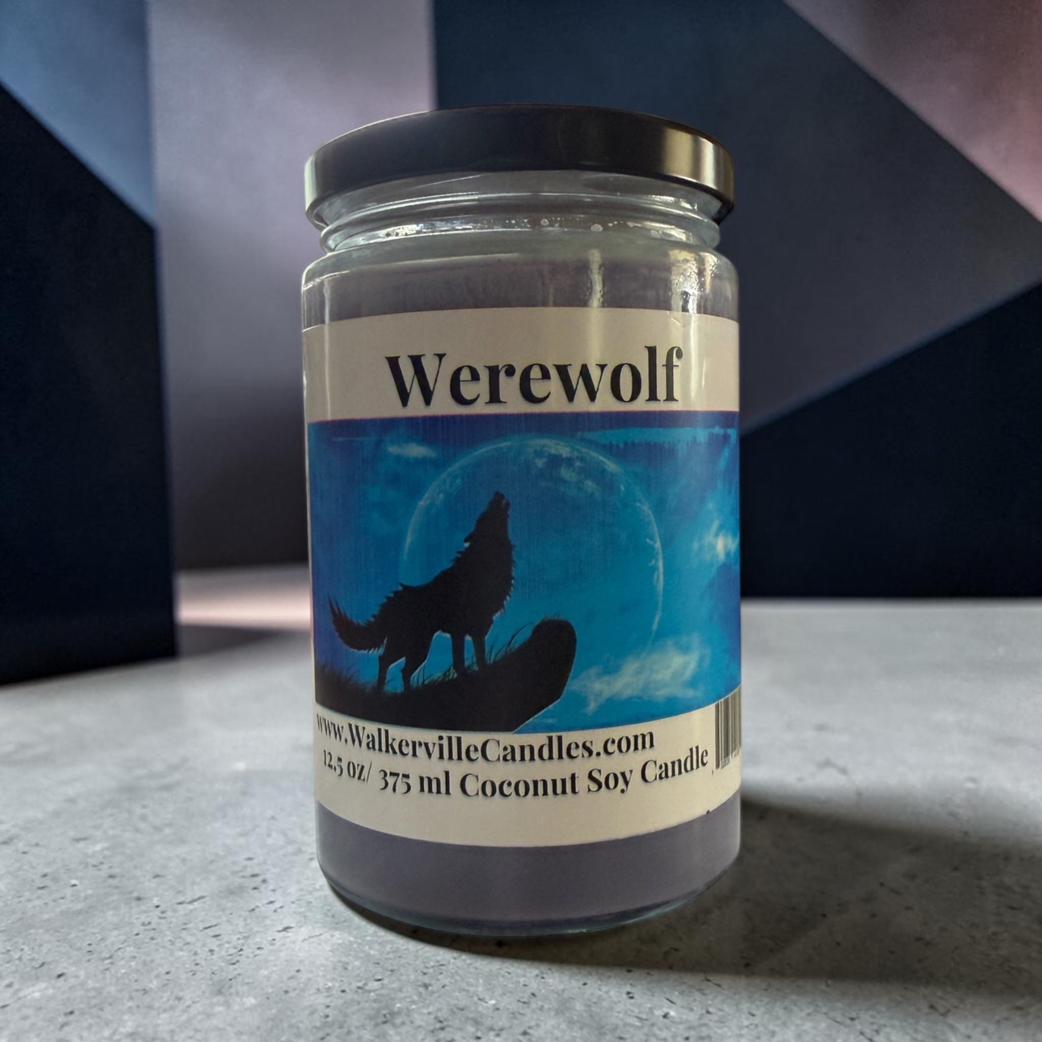 Werewolf Coconut Soy 12.5 oz/ 375 ml Candle Wood Wick