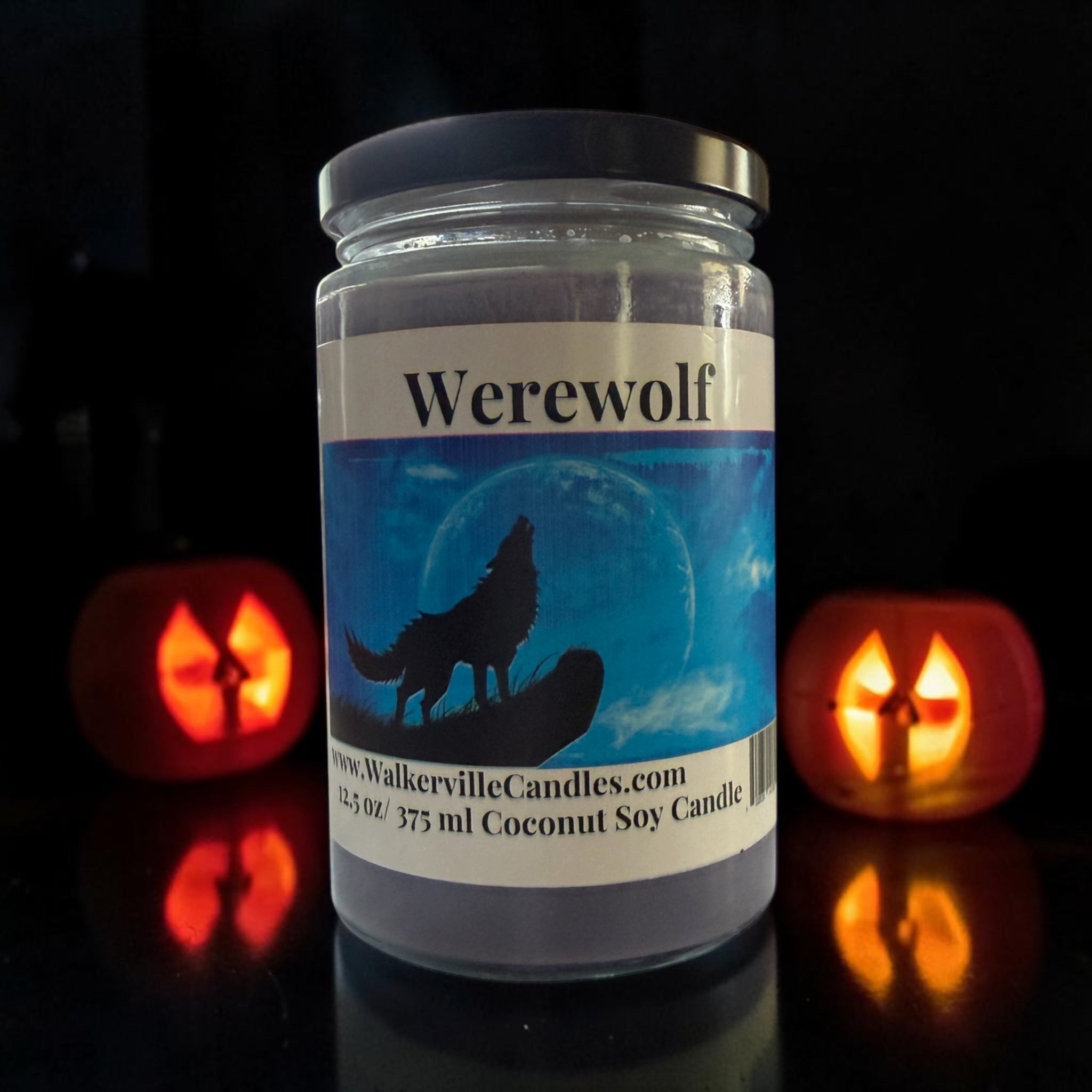Werewolf Coconut Soy 12.5 oz/ 375 ml Candle Wood Wick