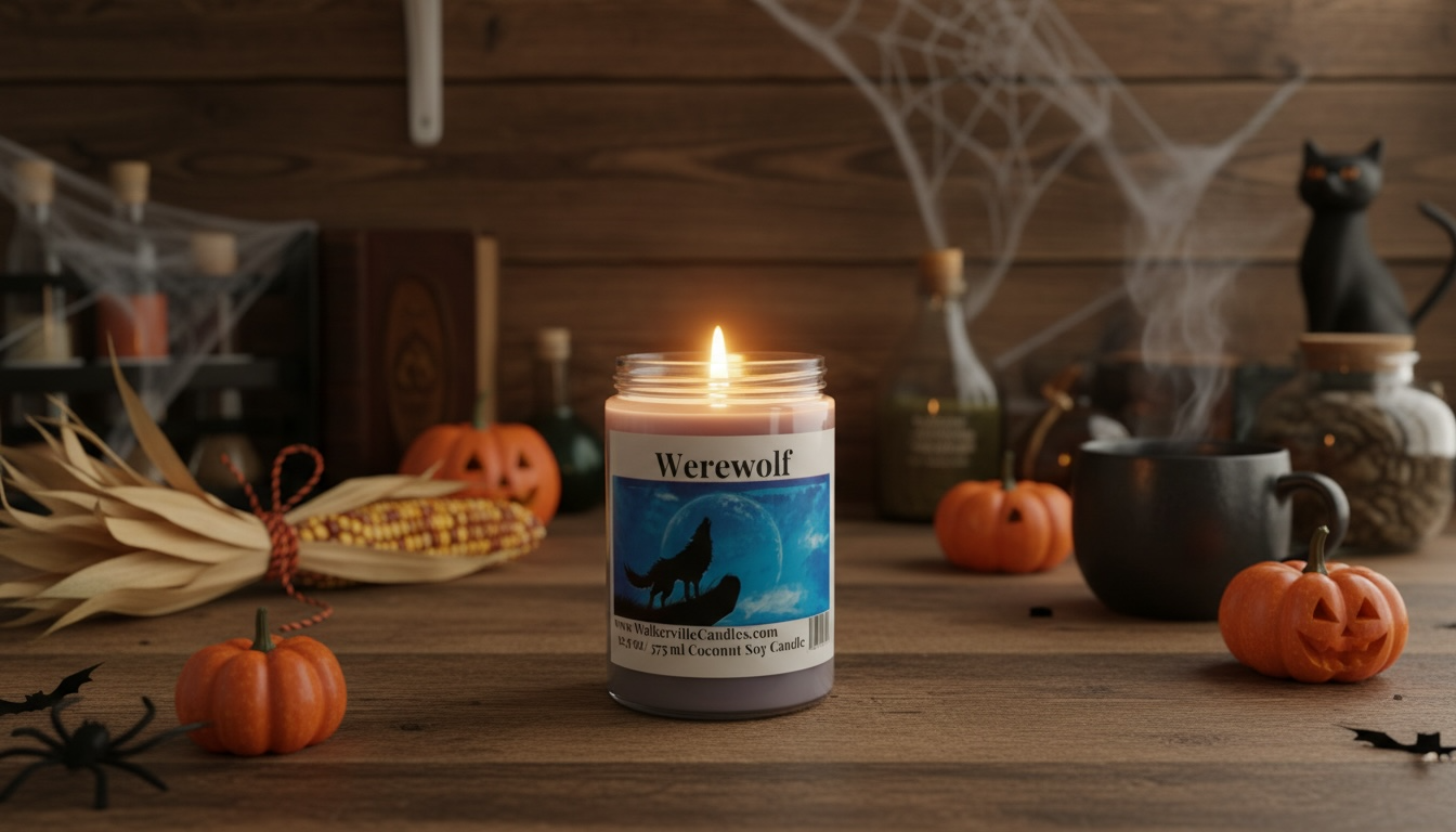 Werewolf Coconut Soy 12.5 oz/ 375 ml Candle