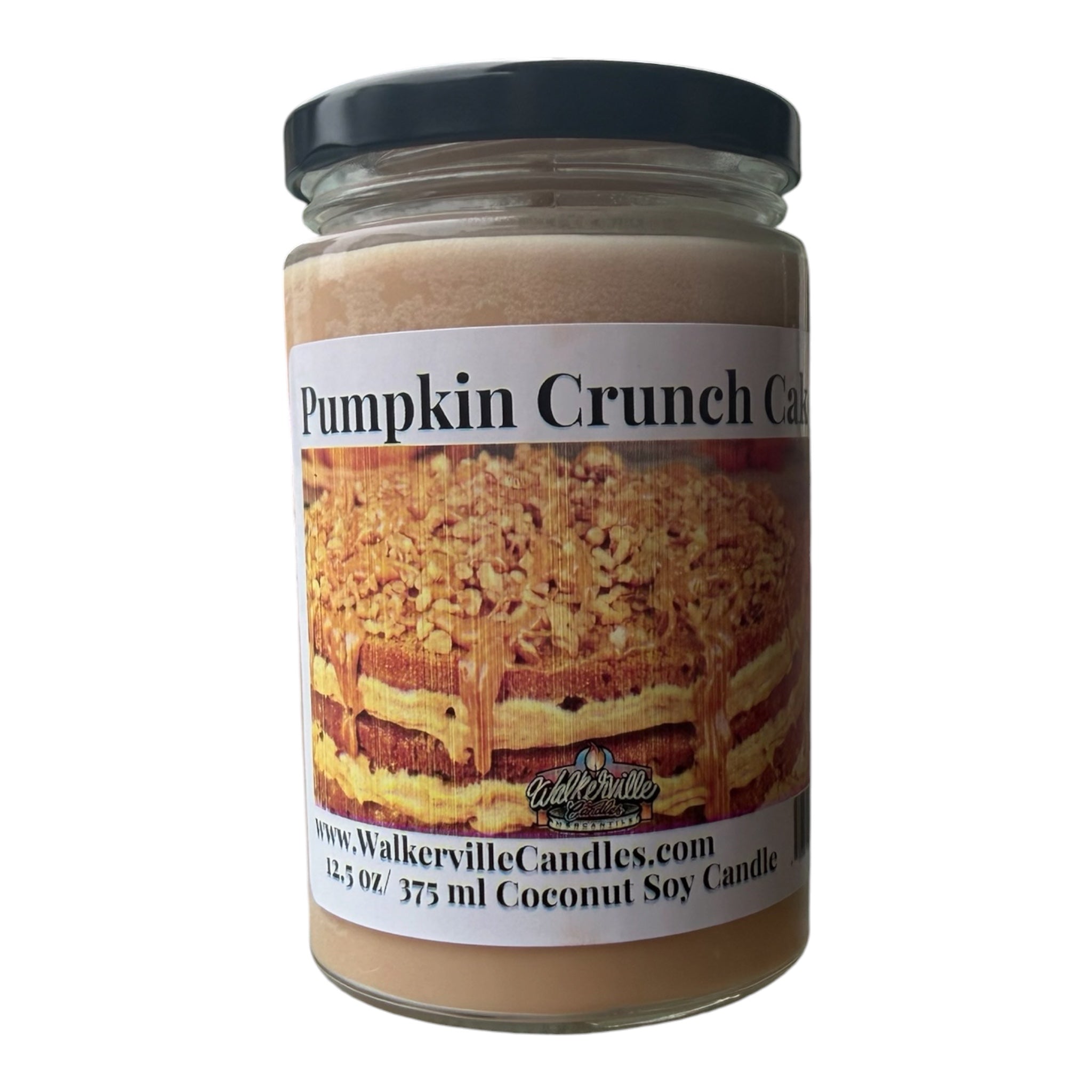 Pumpkin Crunch Cake Coconut Soy 12.5 oz/ 375 ml Candle Wood Wick