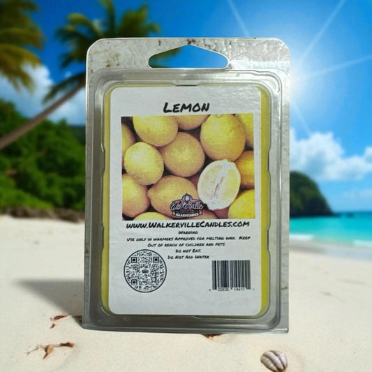 Lemon Vegan Soy wax, Hand-poured, Eco-friendly Fruiity Wax Melt