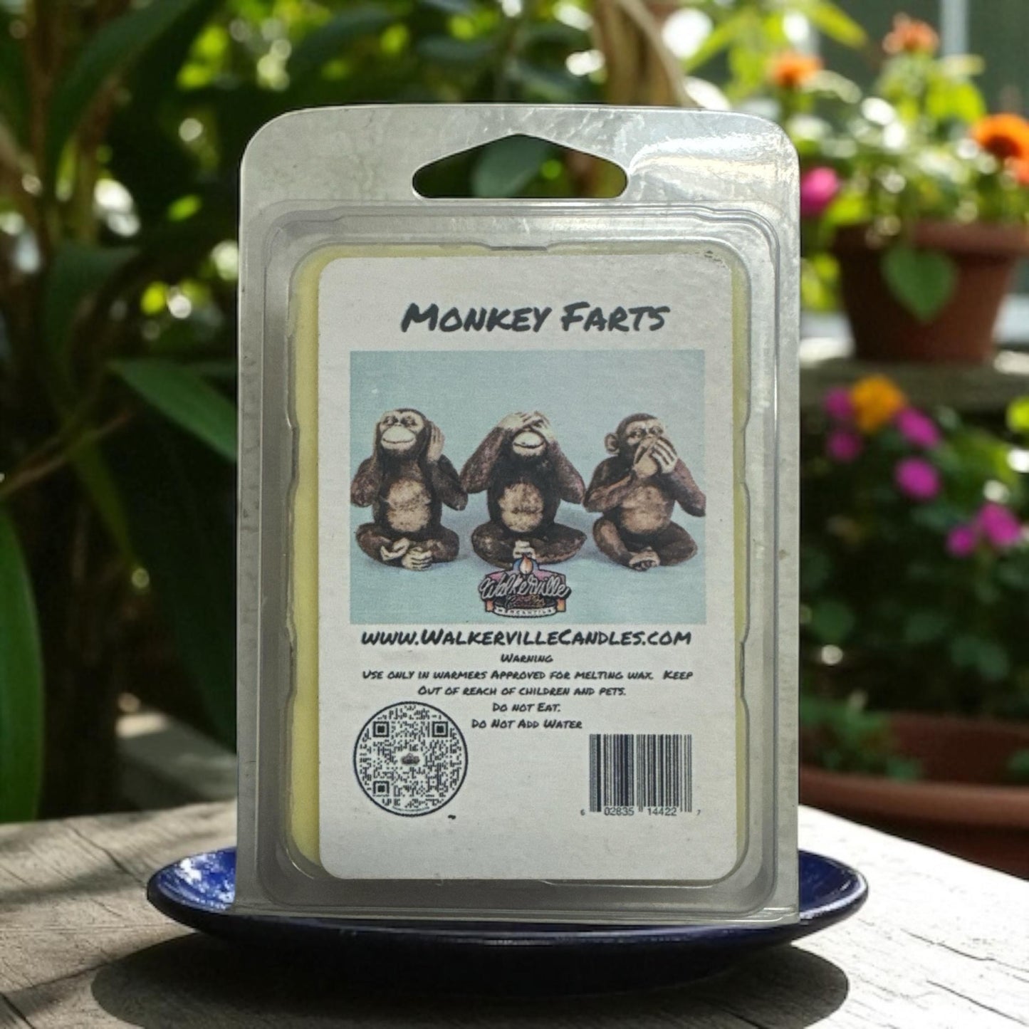 Monkey Farts Vegan Soy wax, Hand-poured, Eco-friendly Fruity Wax Melt
