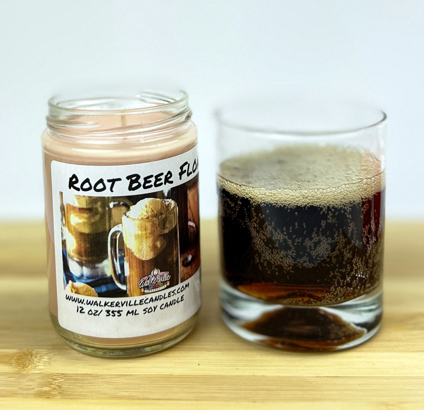 Root Beer Float 100% Coconut Soy Eco-friendly 12 oz Candle