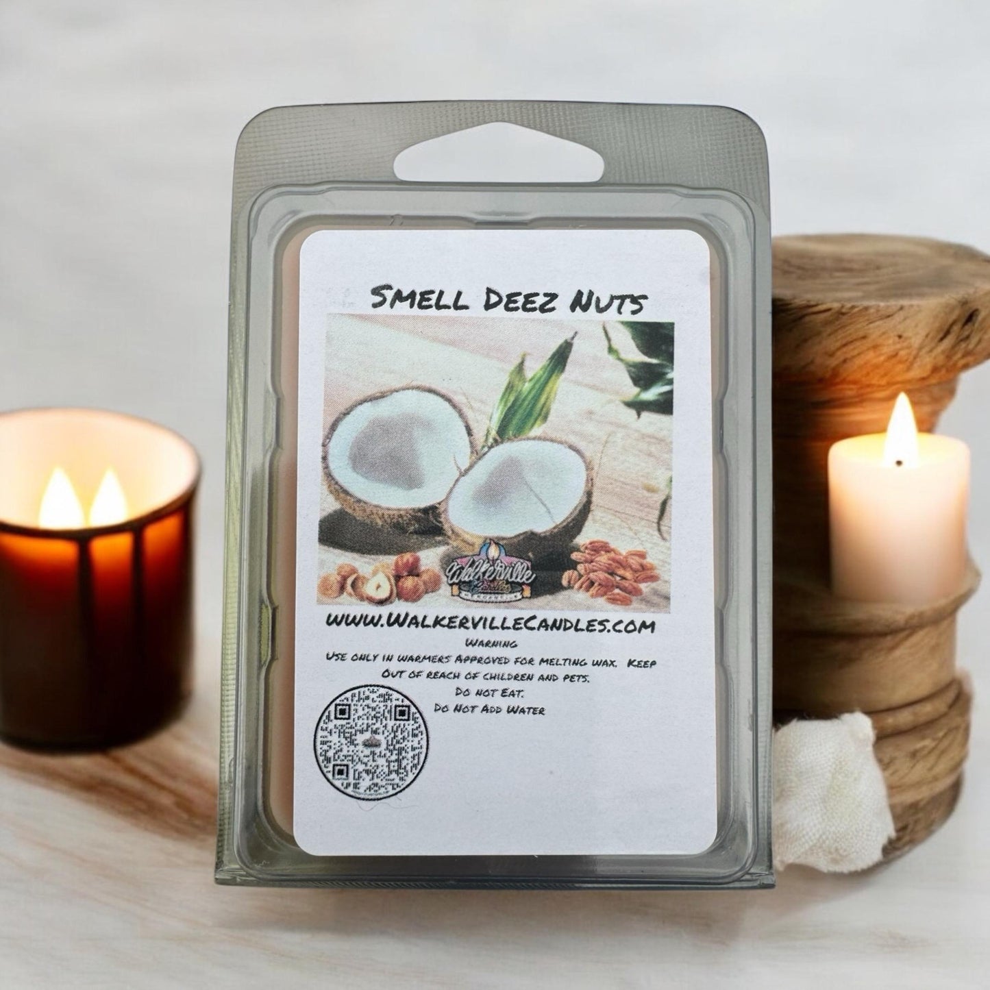 Smell Deez Nuts Vegan Soy wax, Hand-poured, Eco-friendly Fruity Bakery Food Drink Wax Melt (Copy)