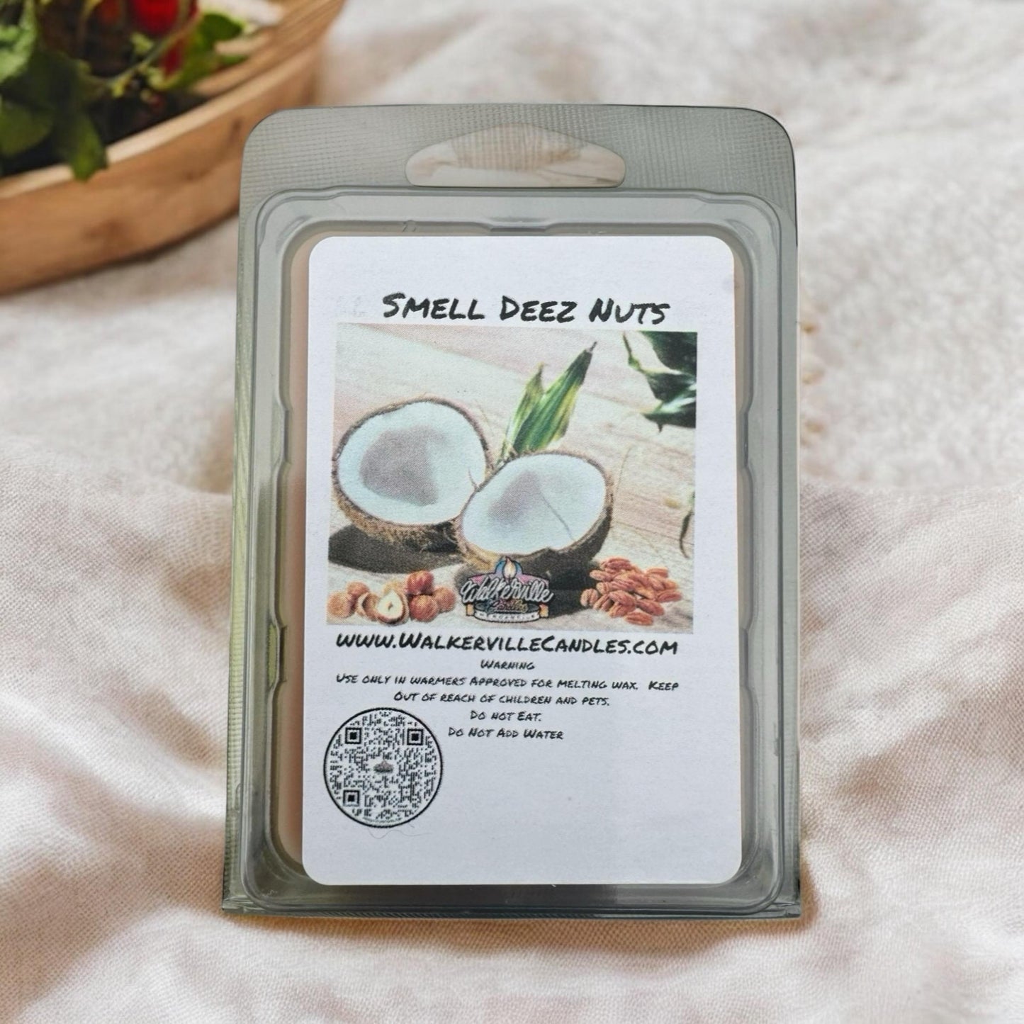 Smell Deez Nuts Vegan Soy wax, Hand-poured, Eco-friendly Fruity Bakery Food Drink Wax Melt (Copy)
