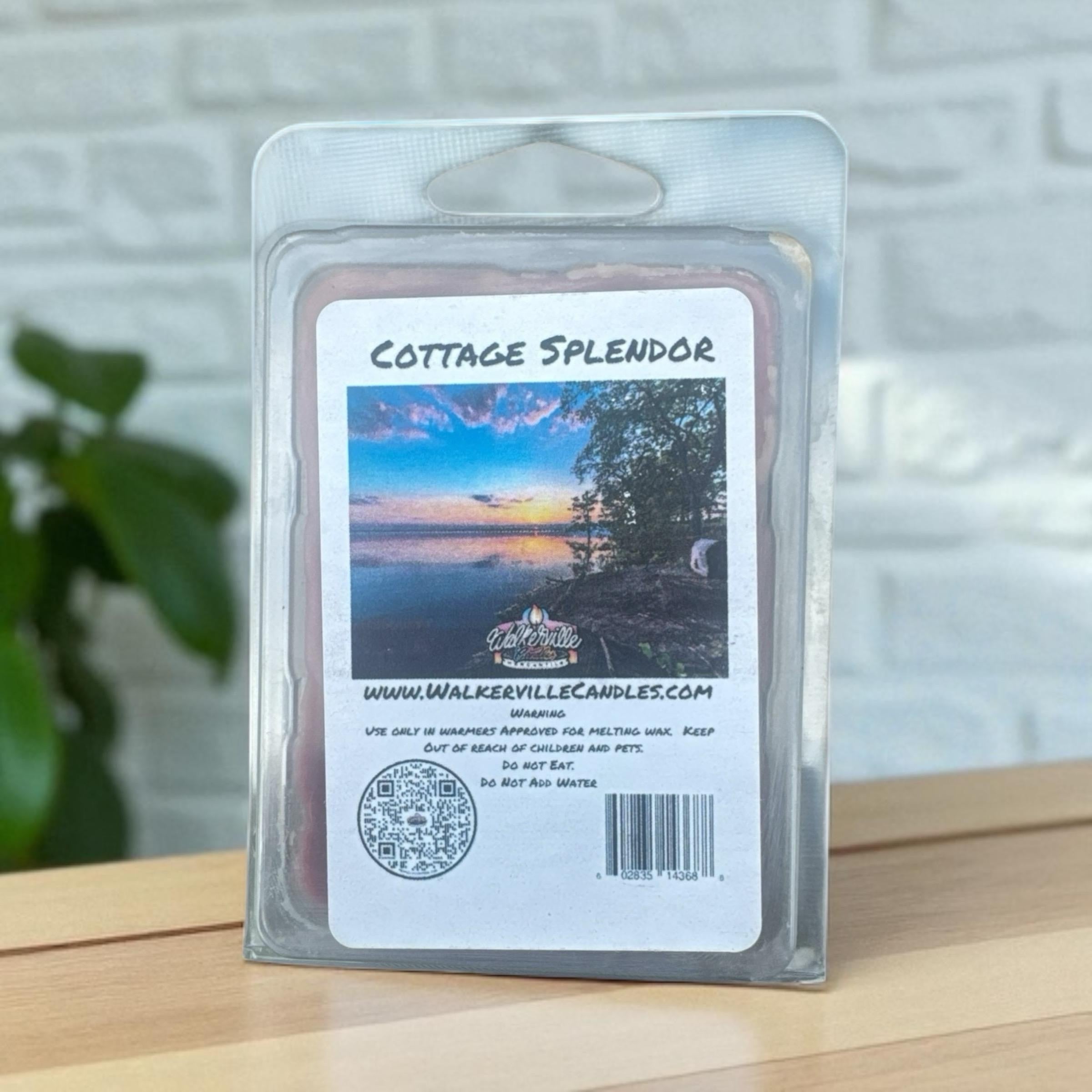 Cottage Splendor Vegan Soy wax, Hand-poured, Eco-friendly Fruity Woodsy Clean Wax Melt