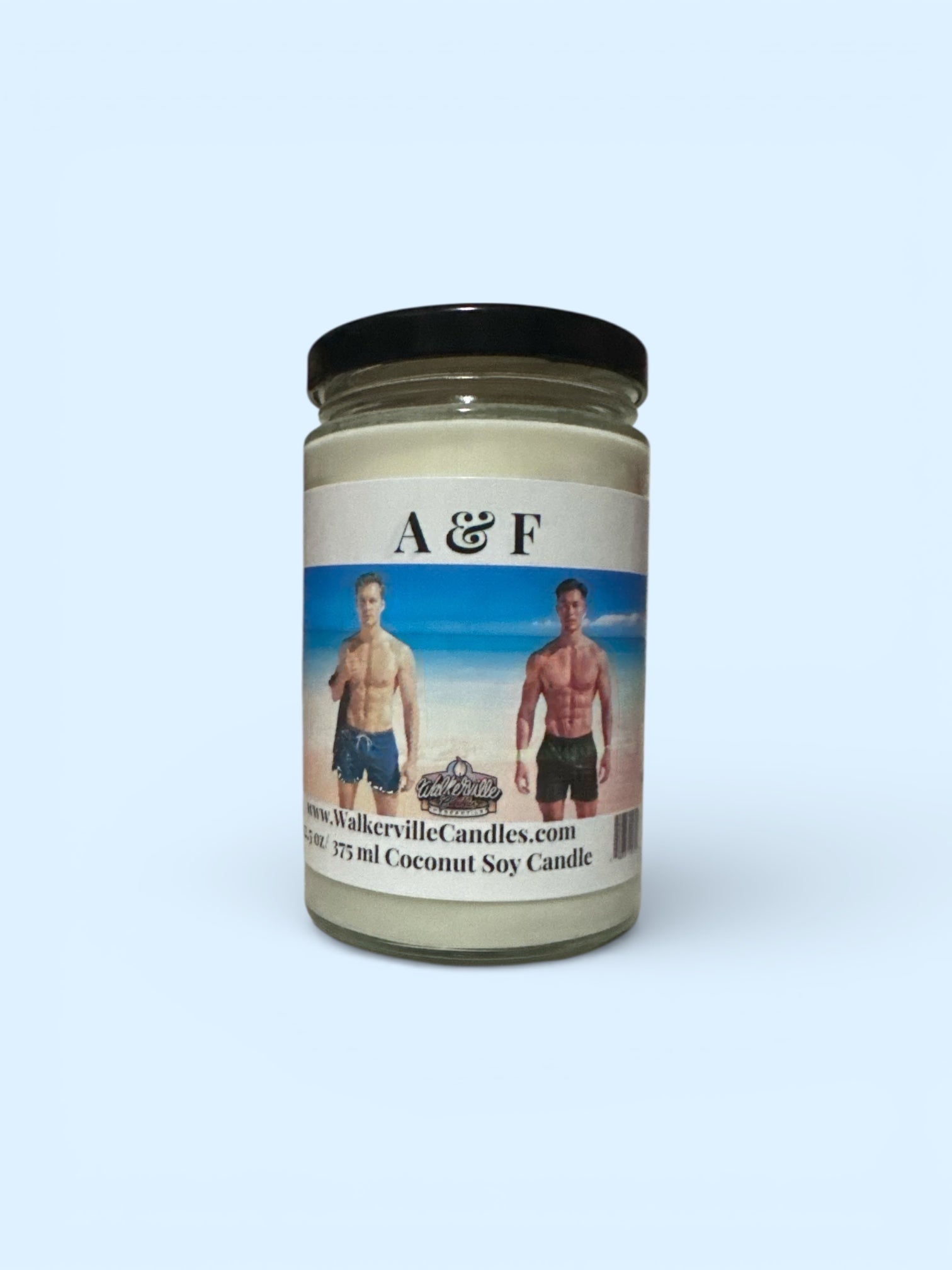 A & F Coconut Soy 12.5 oz/ 375 ml Candle Wood Wick - Walkerville Candles