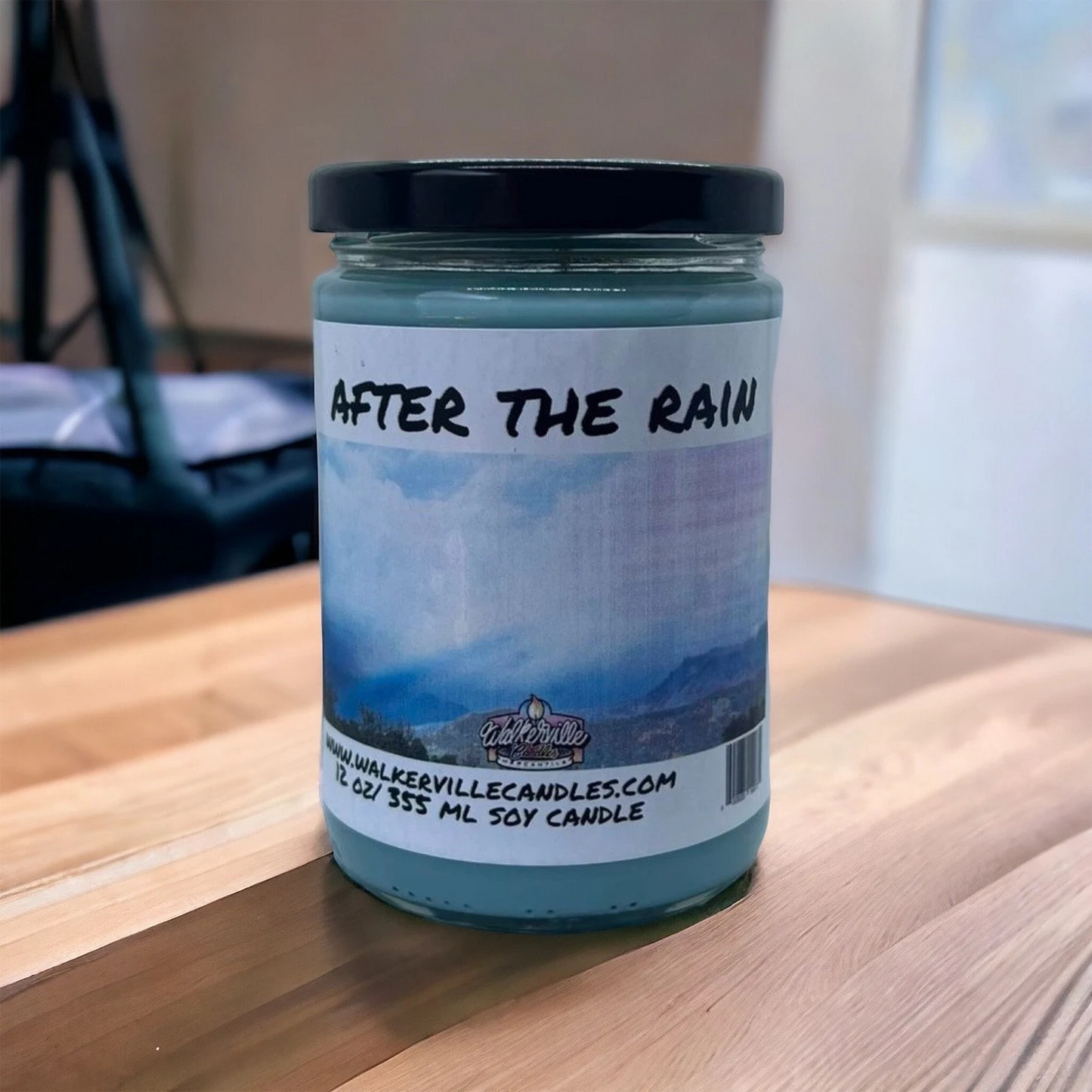 After The Rain 100% Coconut Soy Eco-friendly 12 oz Candle Wood Wick