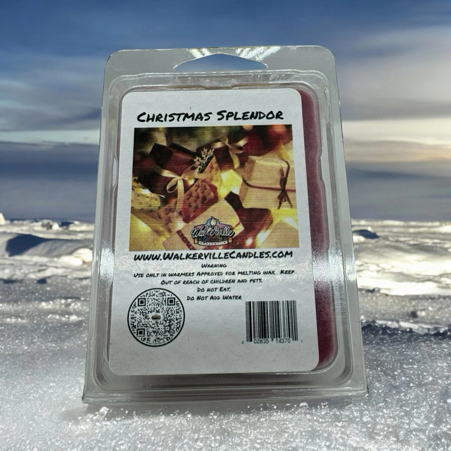 Christmas Splendor Scented Handmade, Eco-friendly Wax Melt