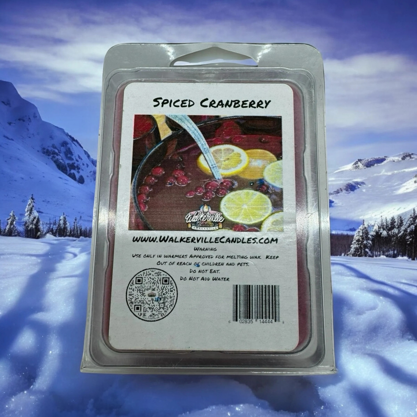 Spiced Cranberry Scented Handmade, Eco-friendly Wax Melt