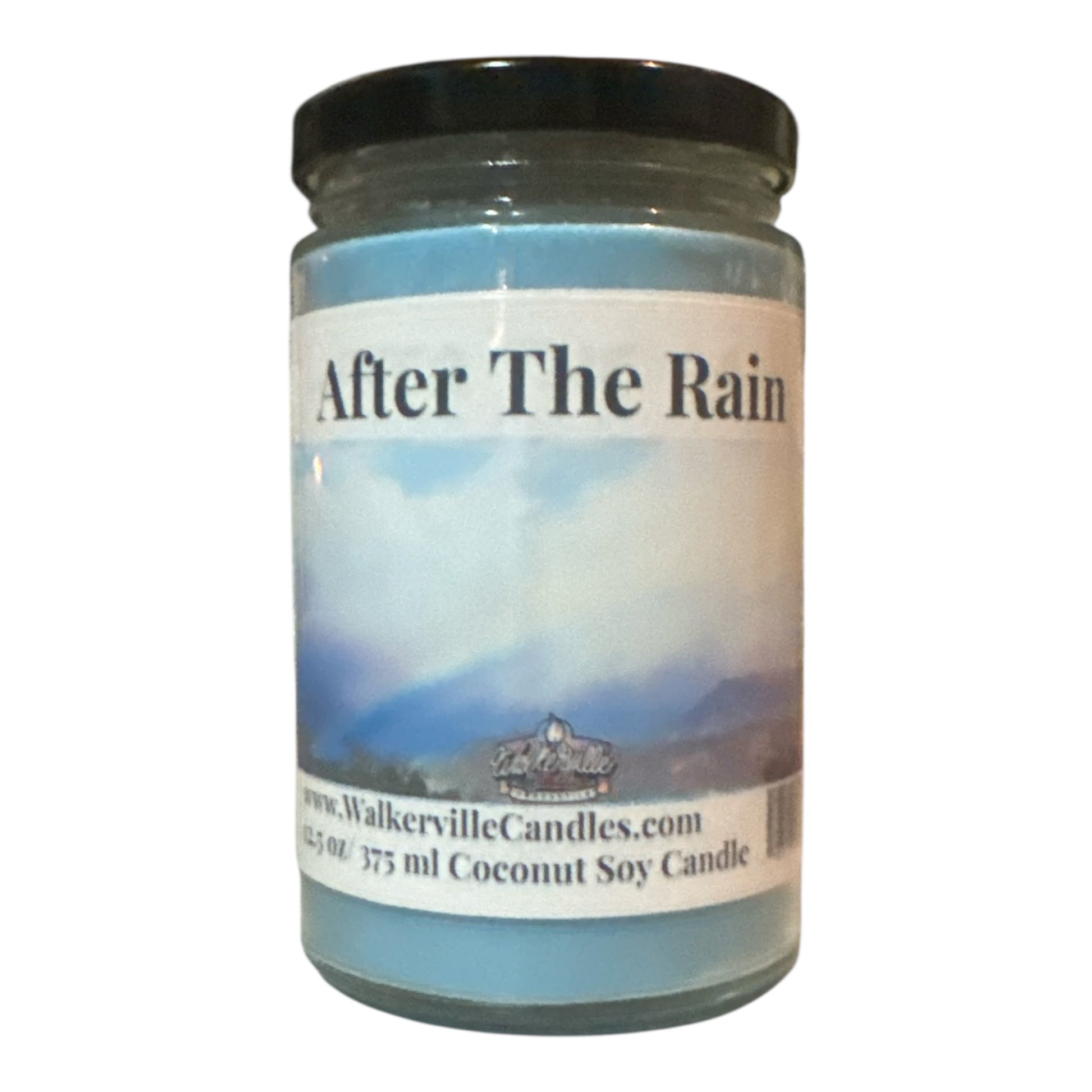 After The Rain Coconut Soy 12.5 oz/ 375 ml Candle Wood Wick - Walkerville Candles