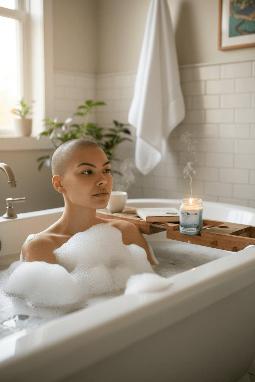 After The Rain Coconut Soy 12.5 oz/ 375 ml Candle Wood Wick - Walkerville Candles