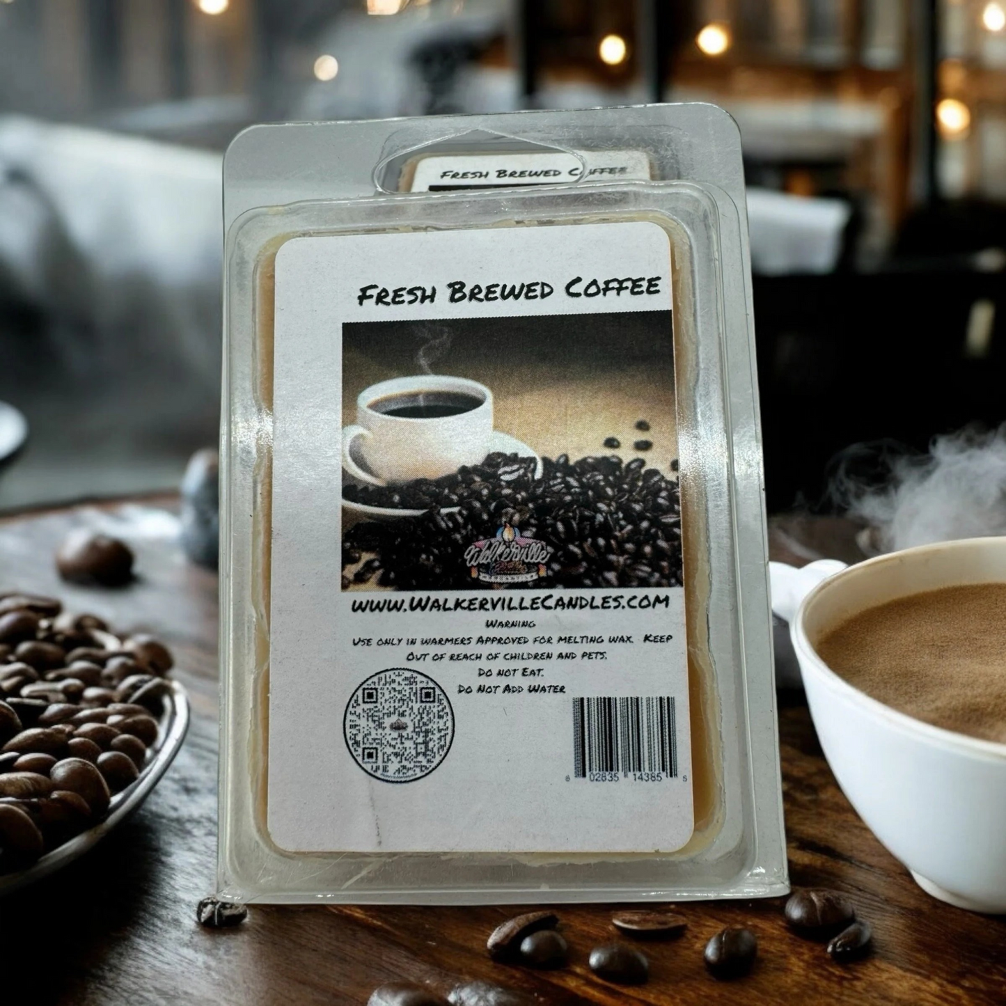 Fresh Brewed Coffee Scented Handmade, Eco-friendly Wax Melt