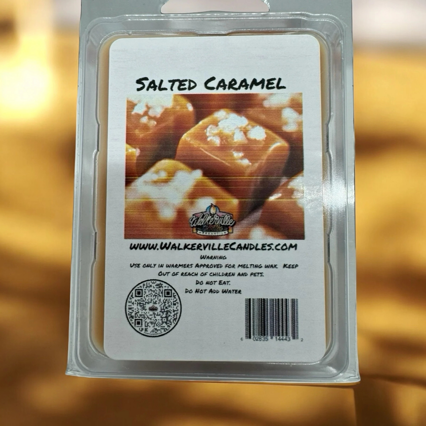 Salted Caramel Scented Handmade, Eco-friendly Wax Melt