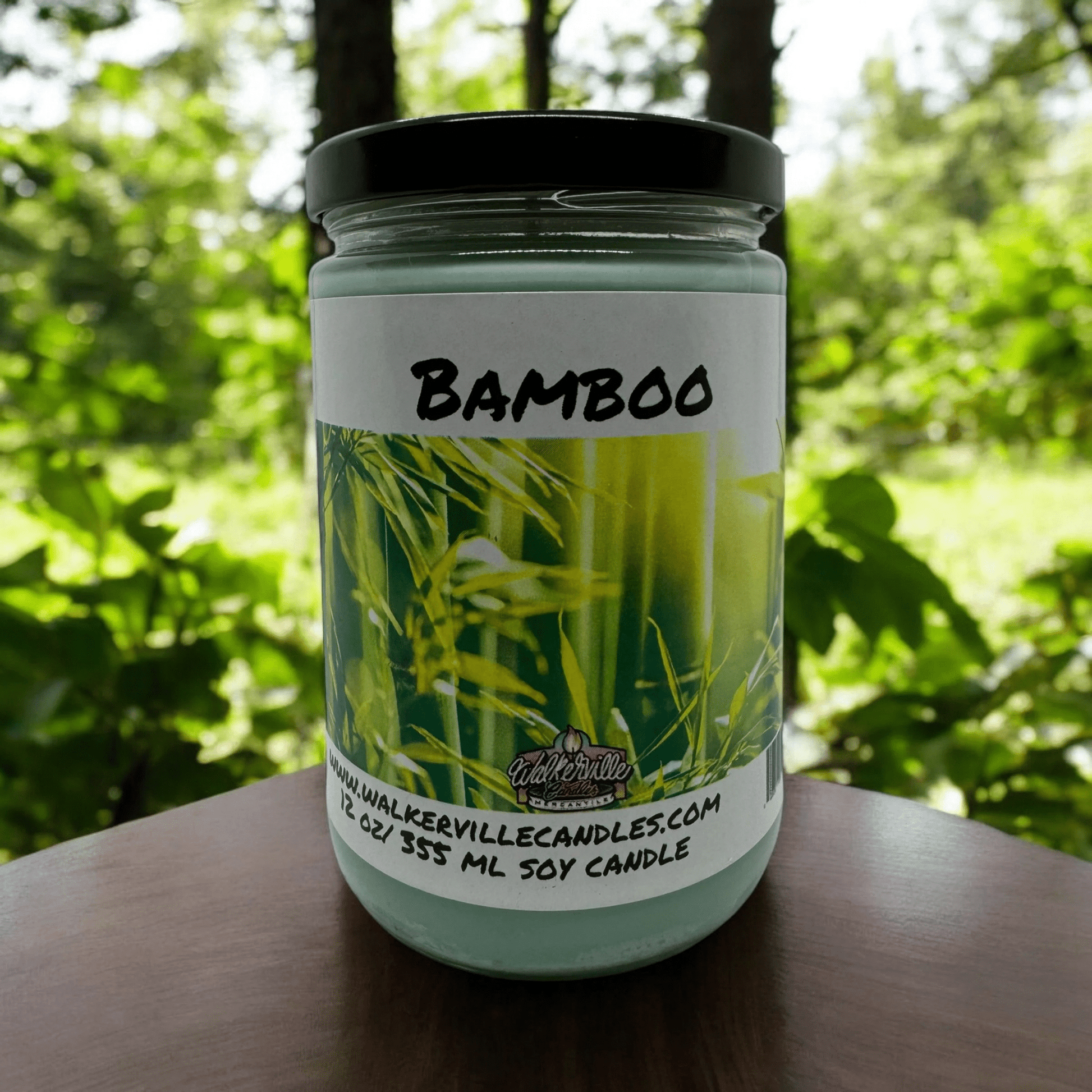 Bamboo Coconut Soy 12.5 oz/ 375 ml Candle Wood Wick - Walkerville Candles