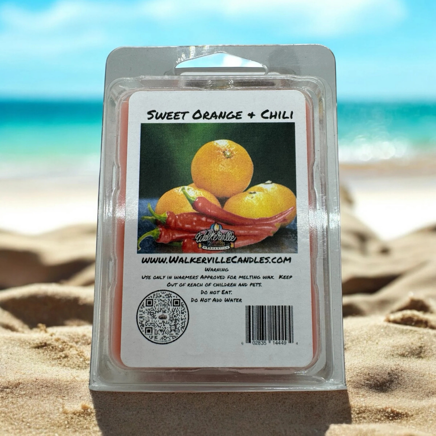 Sweet Orange & Chili Scented Handmade, Eco-friendly Wax Melt