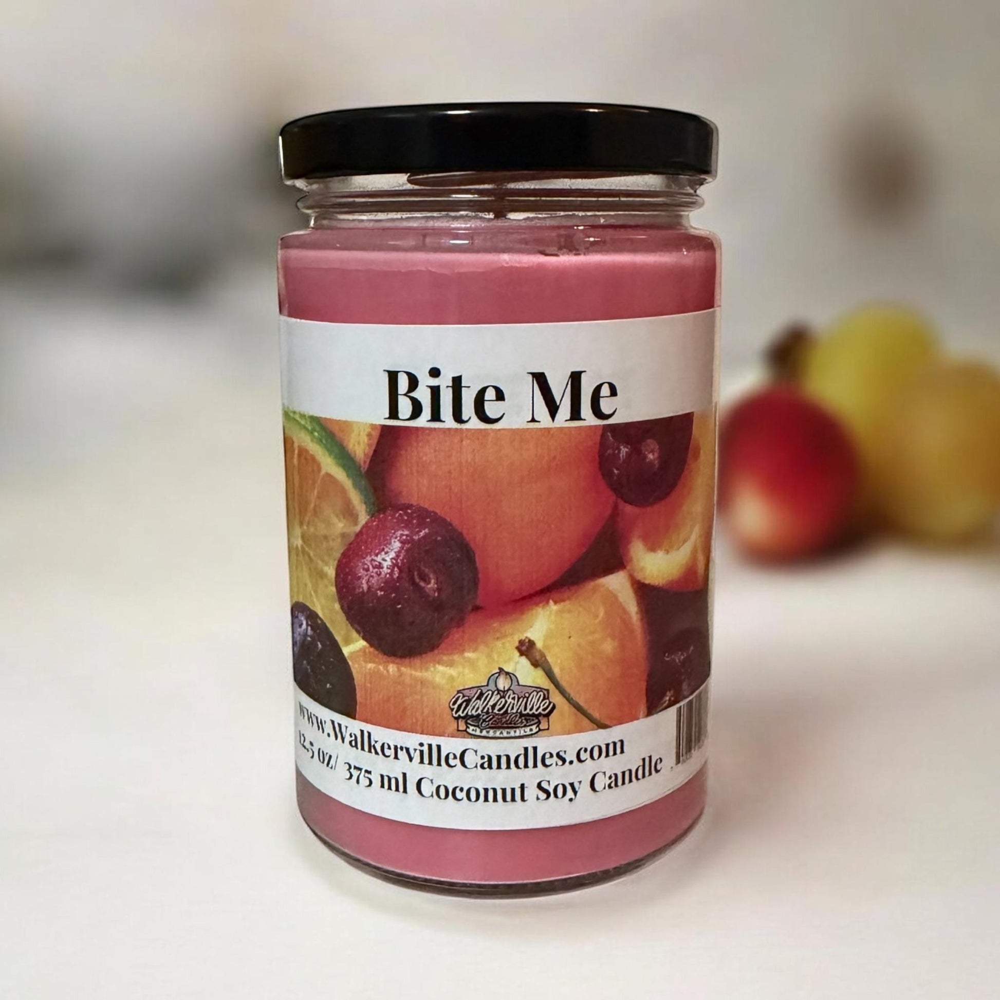 Bite me Coconut Soy 12.5 oz/ 375 ml Candle Wood Wick - Walkerville Candles