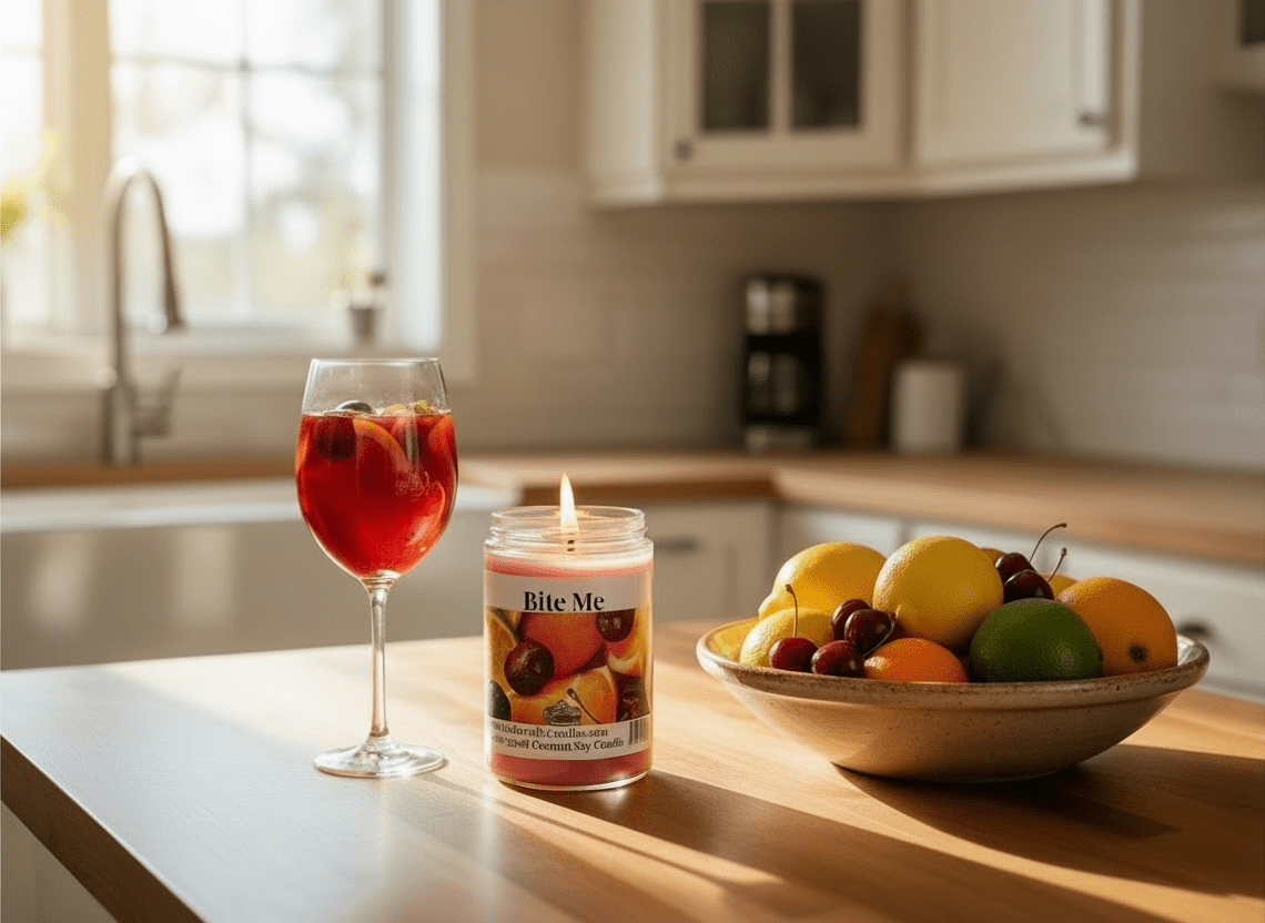 Bite me Coconut Soy 12.5 oz/ 375 ml Candle Wood Wick - Walkerville Candles